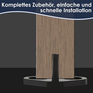 Clanmacy Schiebetür Schiebetürsystem Bodenführungsrolle Schiebetürbeschlag—Stripes—152cm