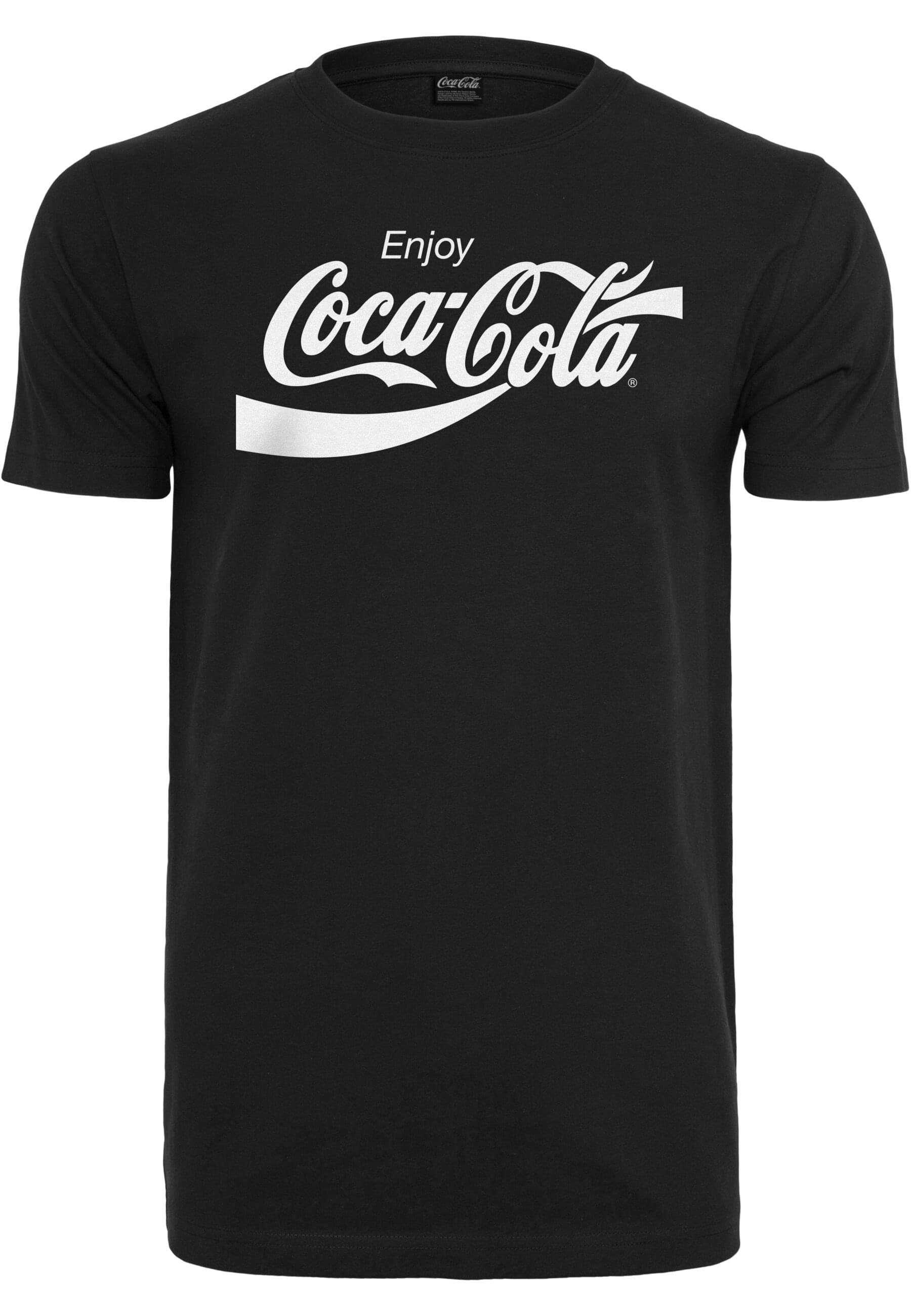Merchcode T-Shirt Herren Coca Cola Logo Tee (1-tlg) black