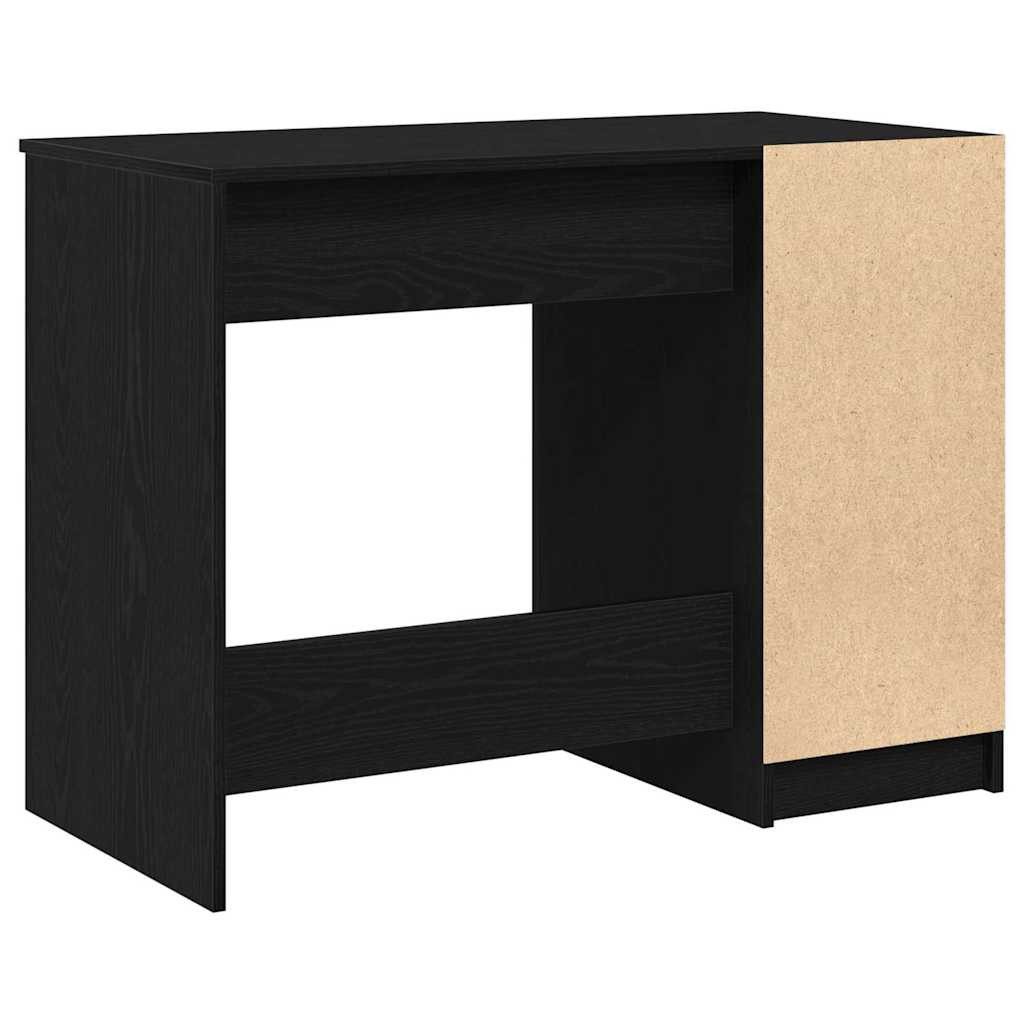 vidaXL Schreibtisch Schreibtisch Schwarz Eichen-Optik Holzwerkstoff (1-St) – Bild 5 von 5
