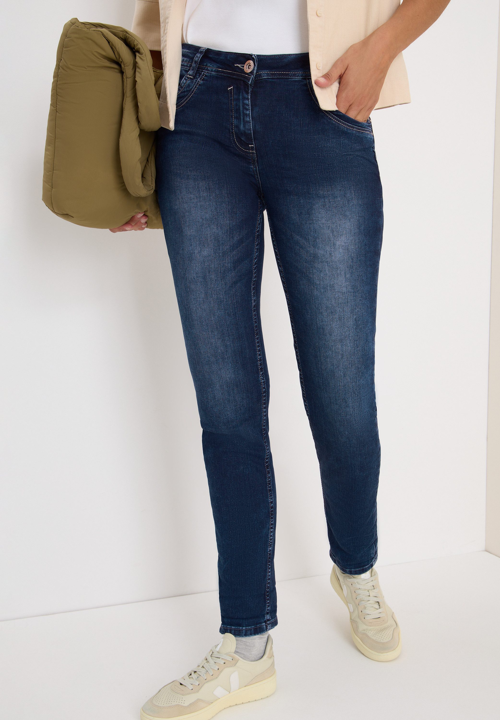 CECIL 5-Pocket-Jeans Style SCARLETT mit Stretch