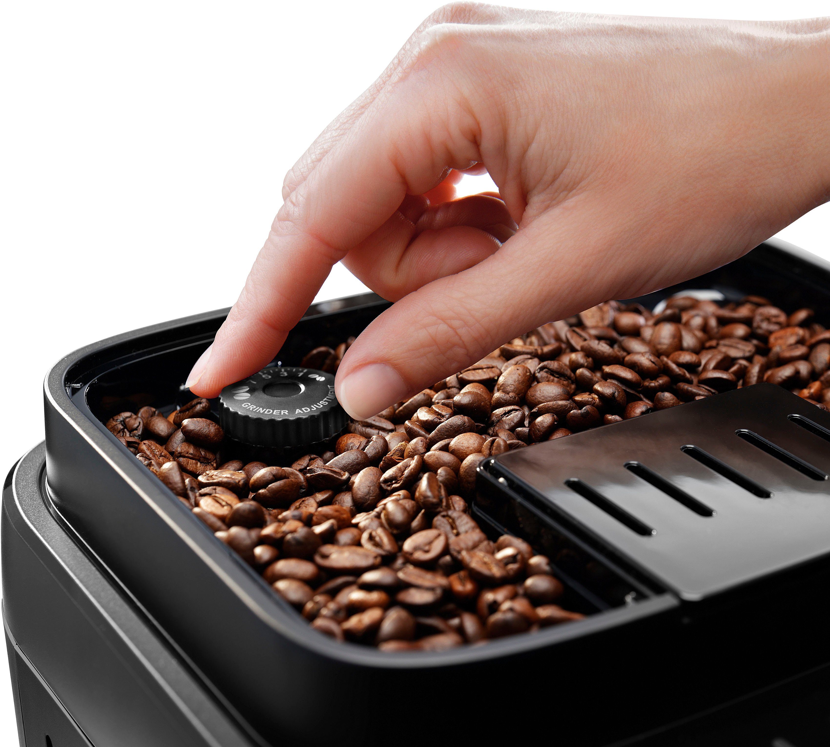 De'Longhi Kaffeevollautomat Magnifica Evo ECAM290.61.SB- 5 Rezepte, perfekter Milchschaum, LatteCrema Milchsystem, automatische Entkalkung und Reinigung – Bild 4 von 5