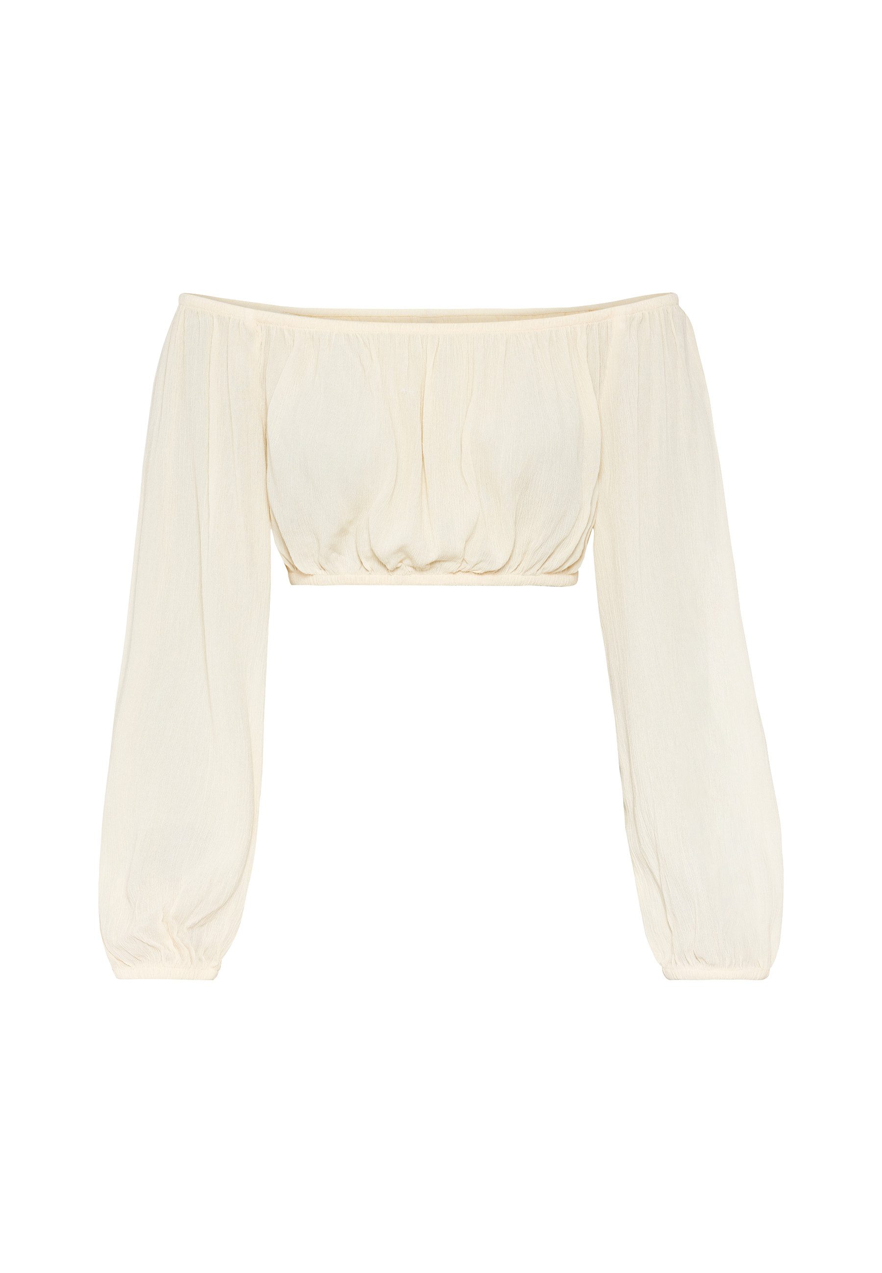 LSCN by LASCANA Carmenbluse in verkürzter Länge