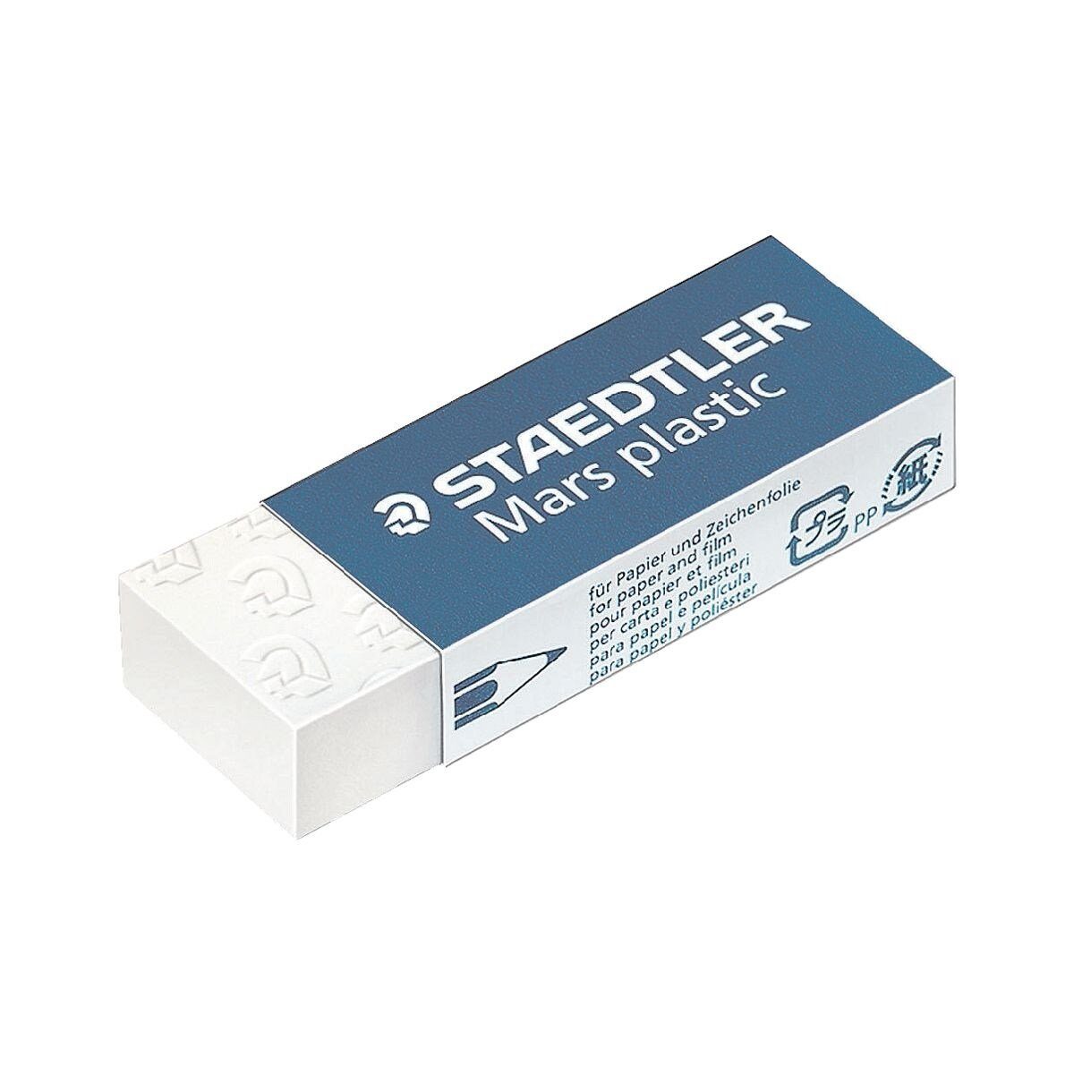 STAEDTLER Radiergummi Mars Plastic, mit Schiebemanschette