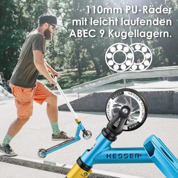 KESSER Scooter, Stunt Scooter X-Limit-Pro 360° Lenkung Funscooter Stuntscooter