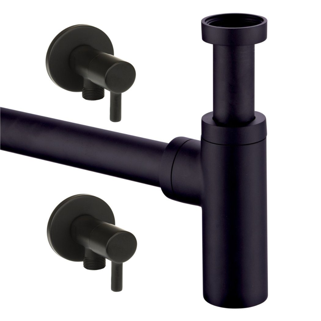 Sanixa Siphon Ablauf für Waschbecken Abfluss Ablaufset Sifon Röhren-Syphon, günstig online kaufen