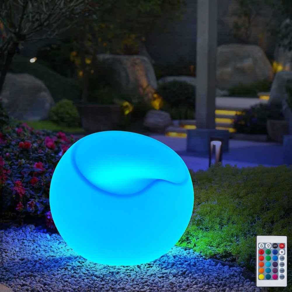 Eurotondisplay LED Gartenleuchte LED Gartenleuchte Leuchtende Sessel Tisch Sparsam mit Fernbedienung, LED fest integriert, RGBW, LED Möbel