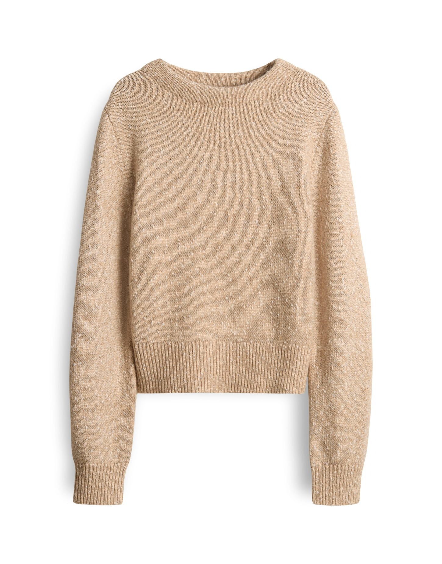 OPUS Strickpullover PANEP aus zweifarbigen Effektgarn normale Passform, nat günstig online kaufen