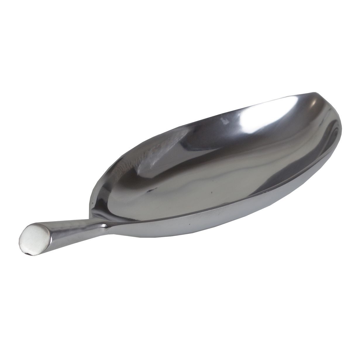 Casablanca Dekoobjekt Deko Schale Leaf Aluminium poliert oval 36 x 13 x 5,5 cm Dekoschale, von Hand poliert