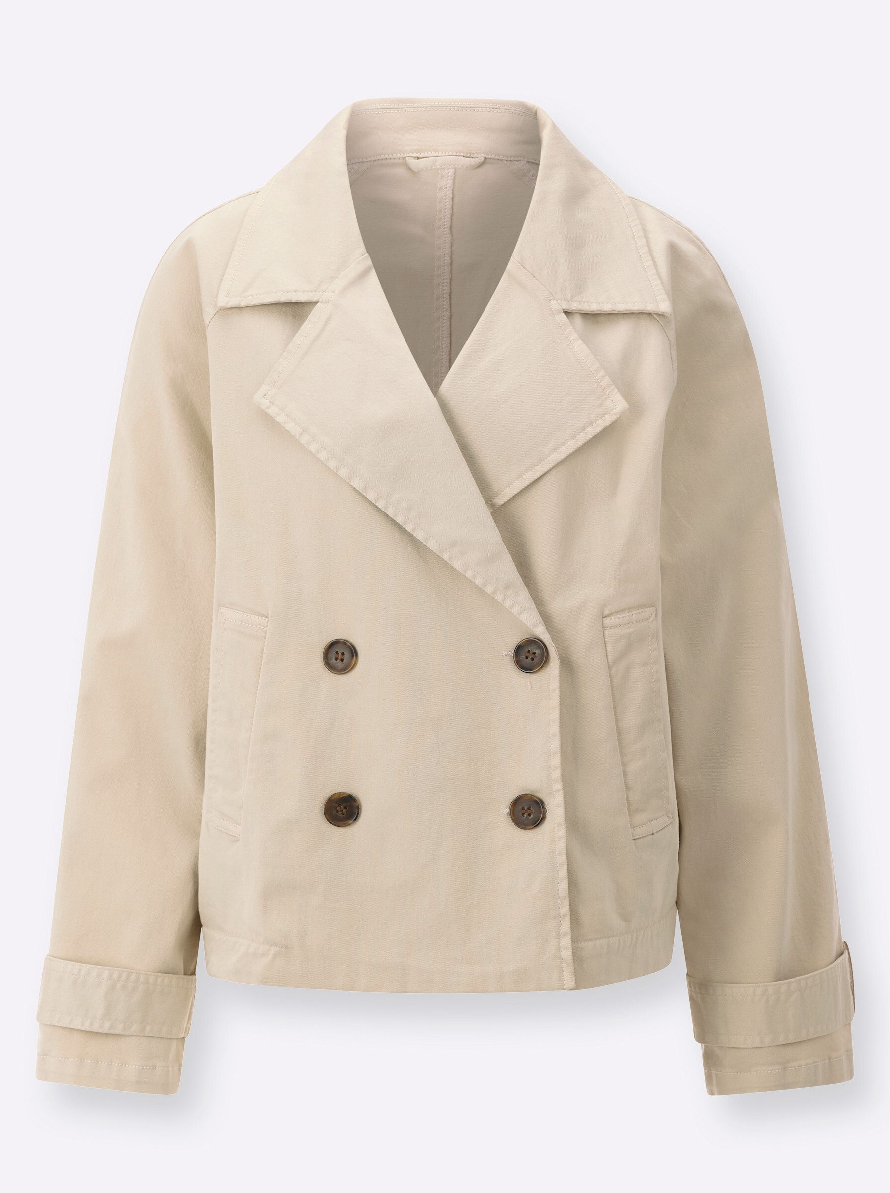 Allwetterjacke Trenchjacke Langarm