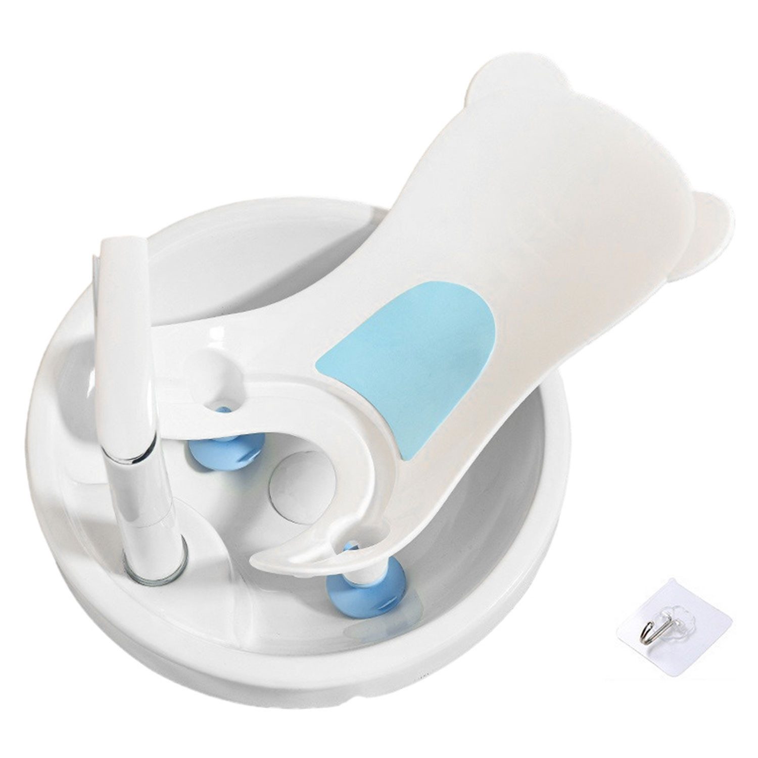 Refttenw Badesitz Babybadewanne, Tragbarer Babywasch-Hintern-Spülsitz