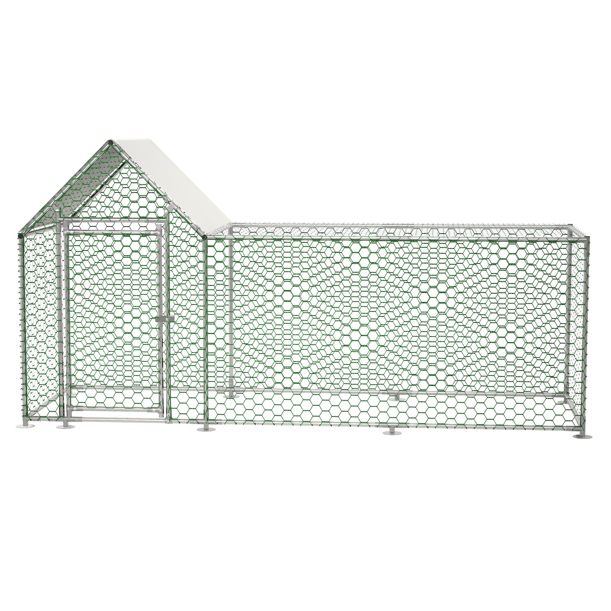 KLAM HOME Hühnerstall Freilaufgehege Käfige Kleintierstall günstig online kaufen
