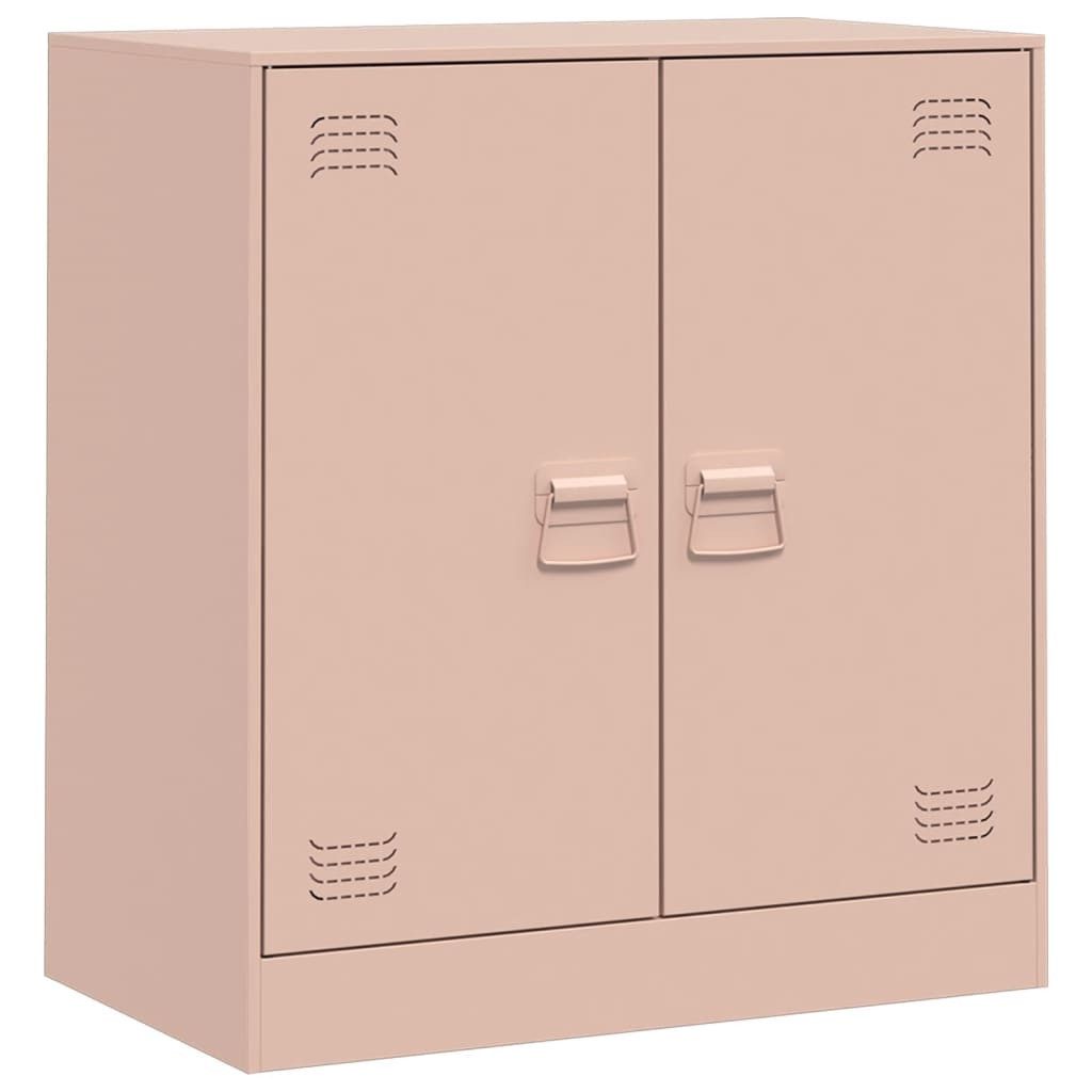 vidaXL Sideboard NA Sideboard Rosa 67x39x73 cm Stahl