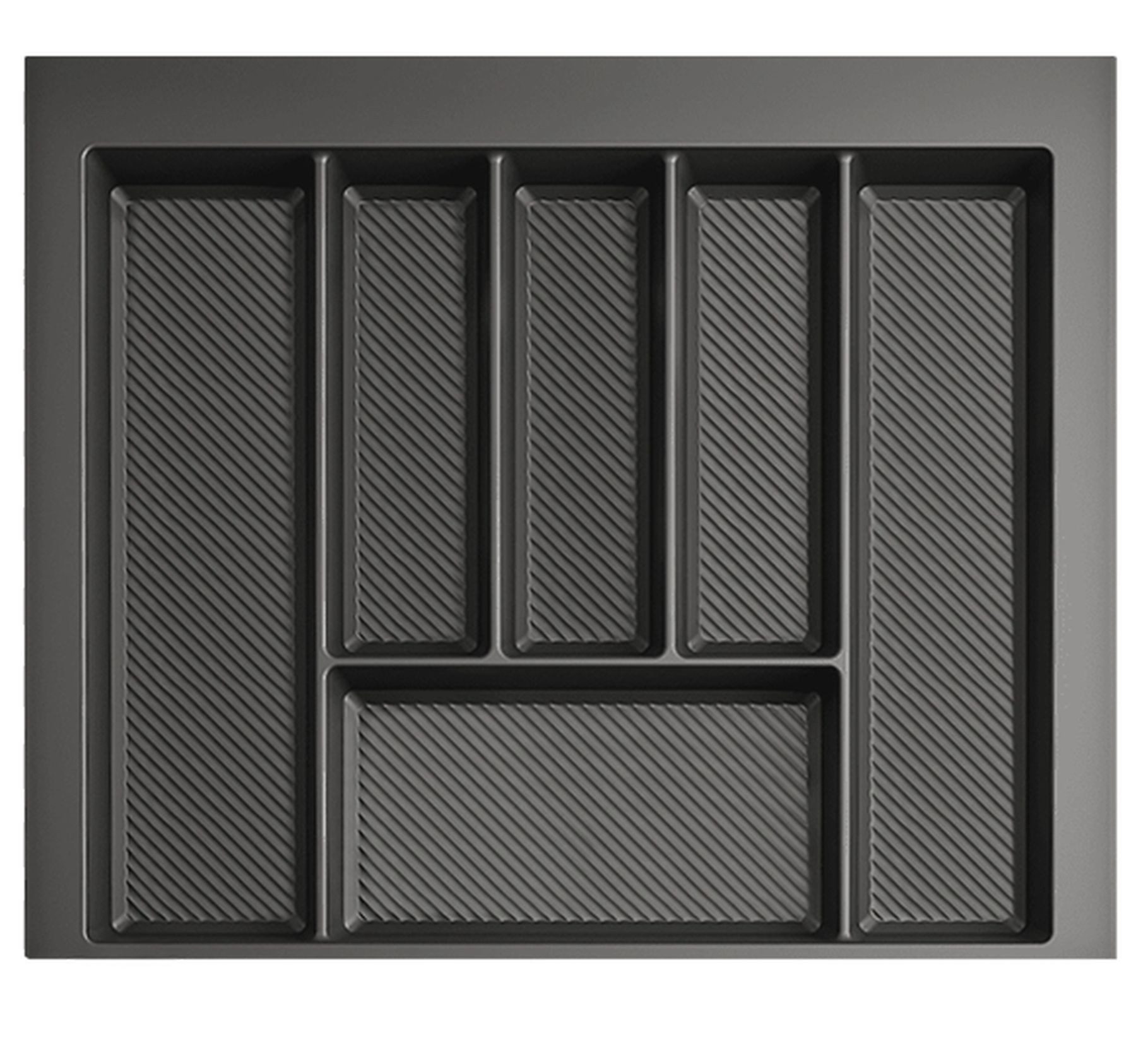 livingpoint24 Besteckeinsatz Besteckeinsatz kürzbar Breite 49-55 cm Schublade 60 cm Tiefe 42-49 cm (1 St)
