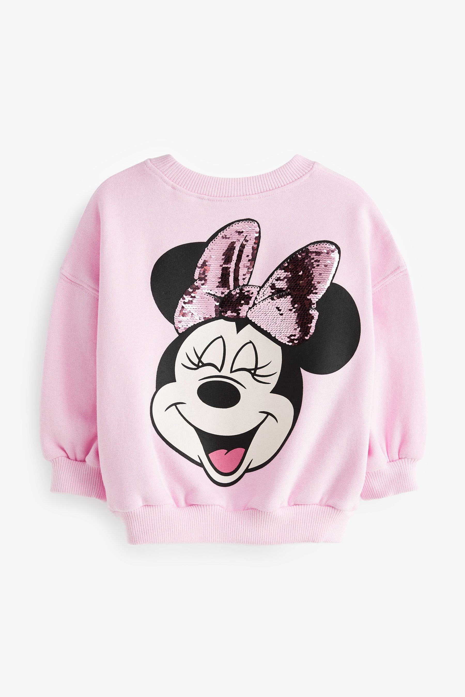 Disney Sweatshirt Pink (1-tlg) Sweatshirt Minnie Next Mouse