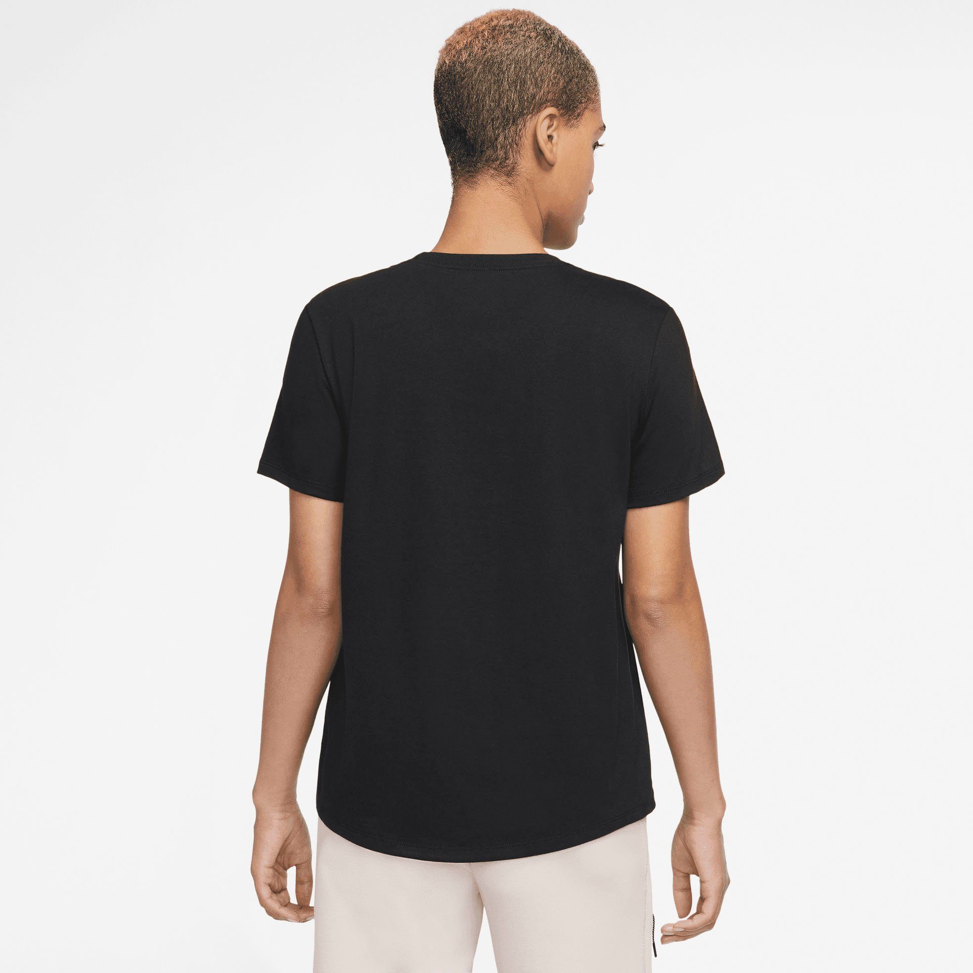 Nike T-Shirt T-SHIRT BLACK Sportswear CLUB WOMEN'S ESSENTIALS