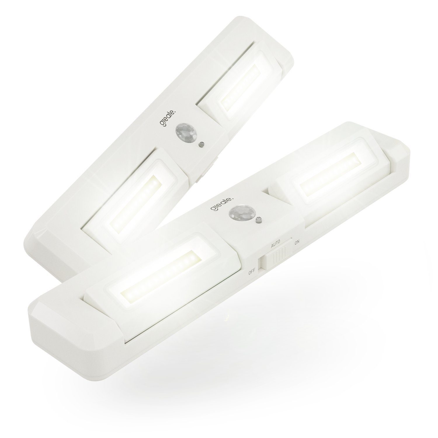 Unterbauleuchte 2x LED Lichtleiste, Bewegungsmelder - Schrankbeleuchtung, Batterie