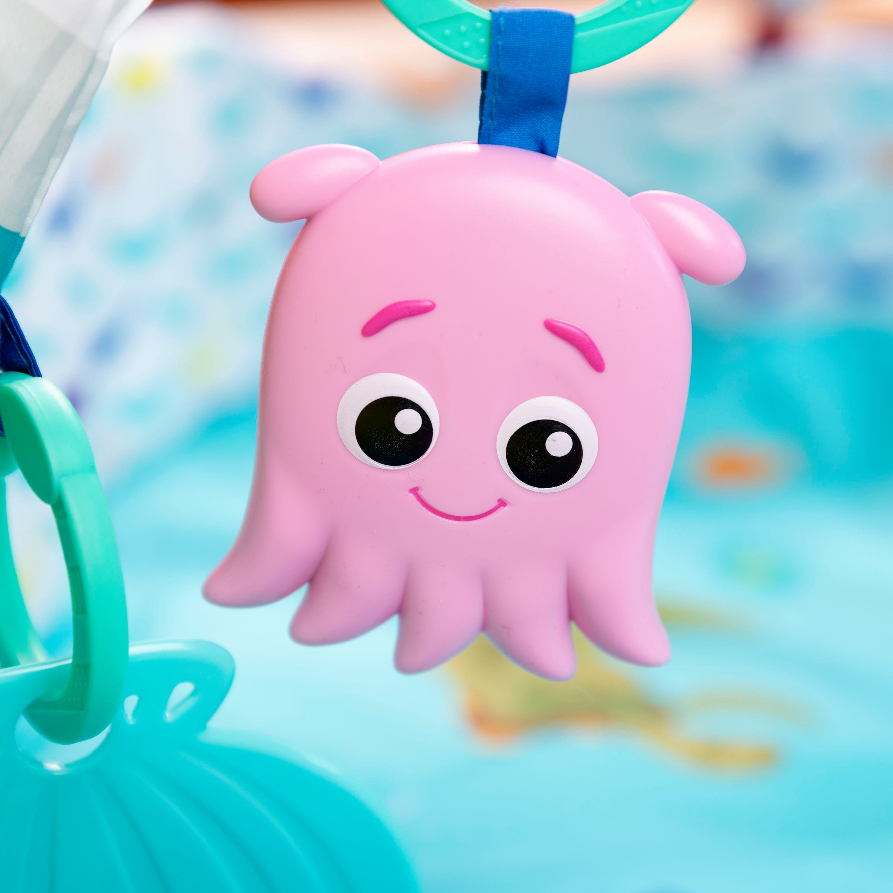 Bright Starts Spielbogen Finding Nemo Mr. Ray Ocean Lights & Music Gym, mit Licht- und Soundeffekt