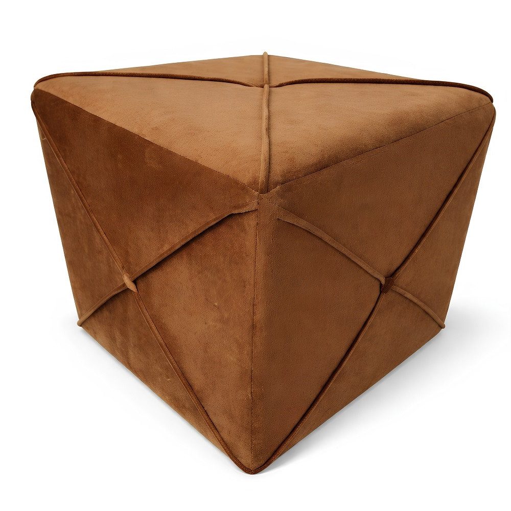 Xlmoebel Hocker Designer Sitzhocker Pouf Hocker Sitzwürfel moderner Fußhocker Sofort (1 St., Hocker), Hergestellt in Europa