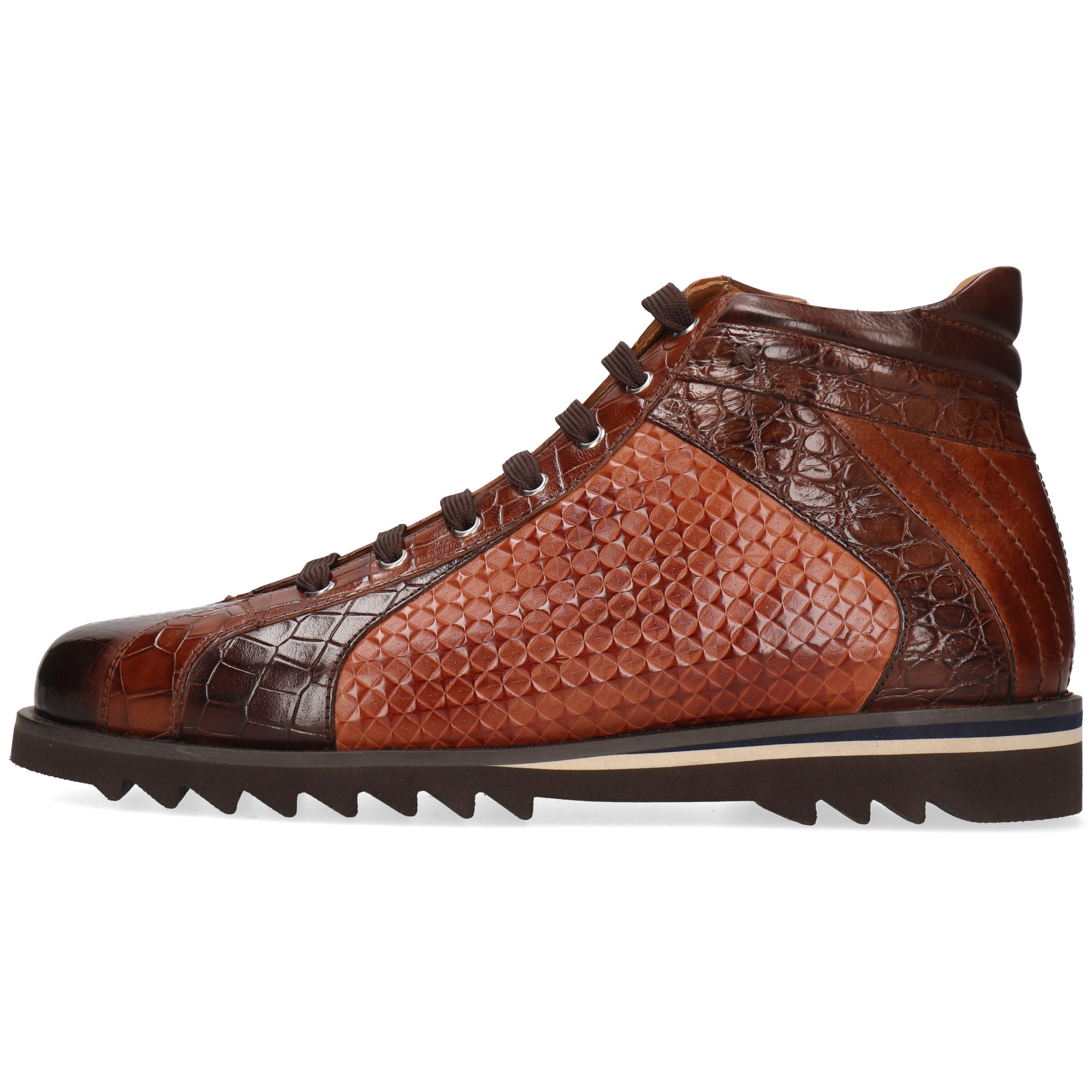 Melvin & Hamilton Hadrian 10 Leder-Sneakers für Herren Sneaker Flache Absätze, Echtes Leder, Herausnehmbare Innensohle
