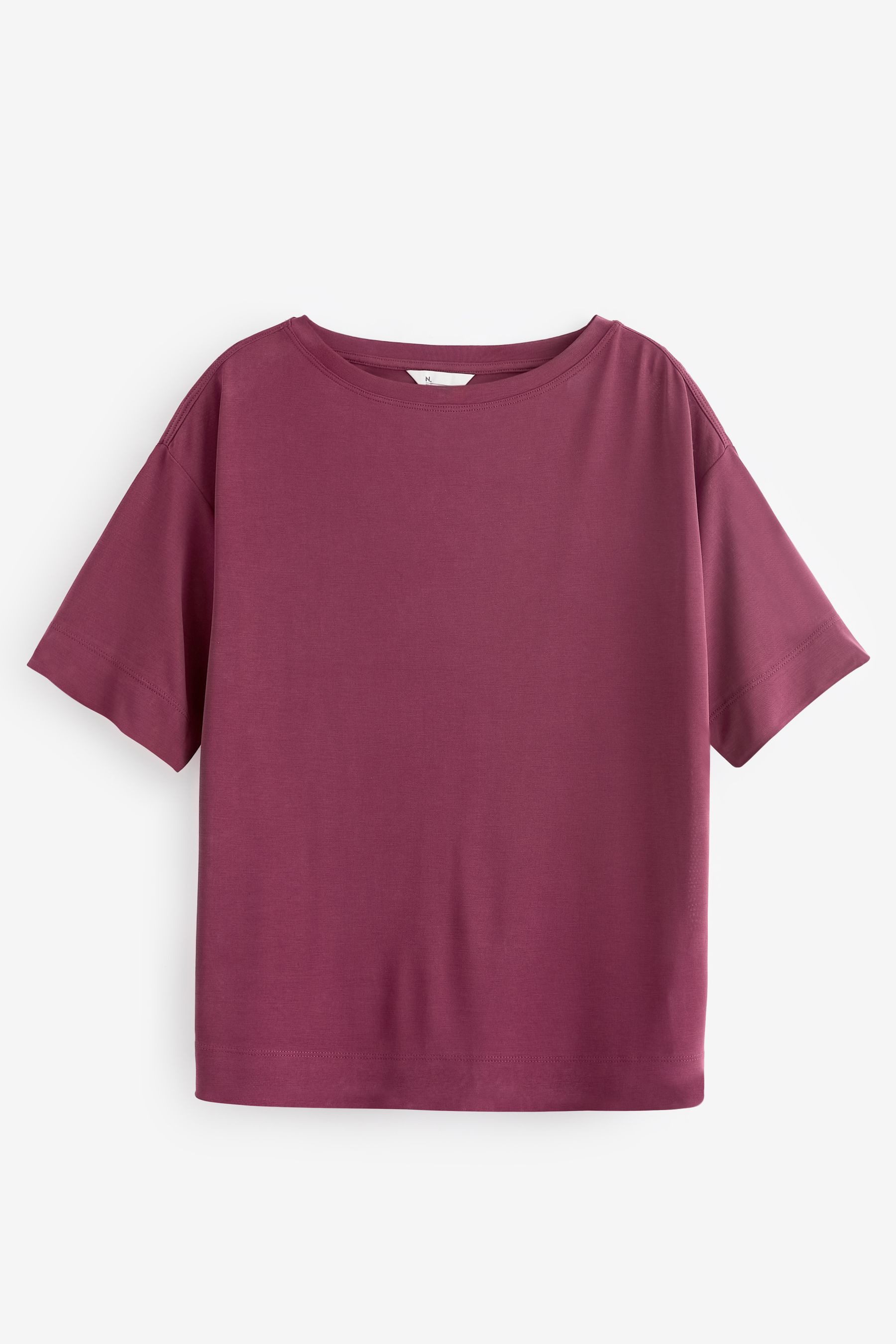 Next T-Shirt Kastiges T-Shirt im Relaxed-Fit günstig online kaufen