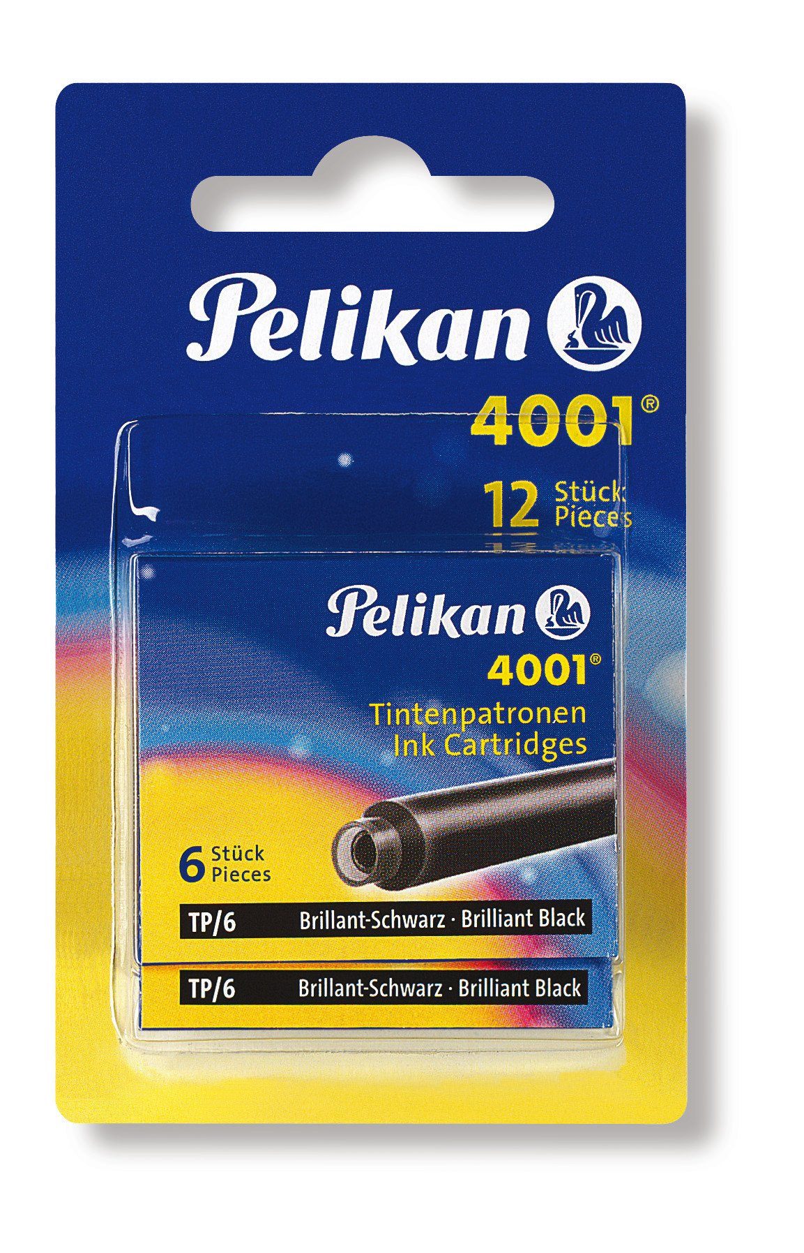 Pelikan 330803 brillant-schwarz Tintenpatronen Tintenpatrone Pelikan