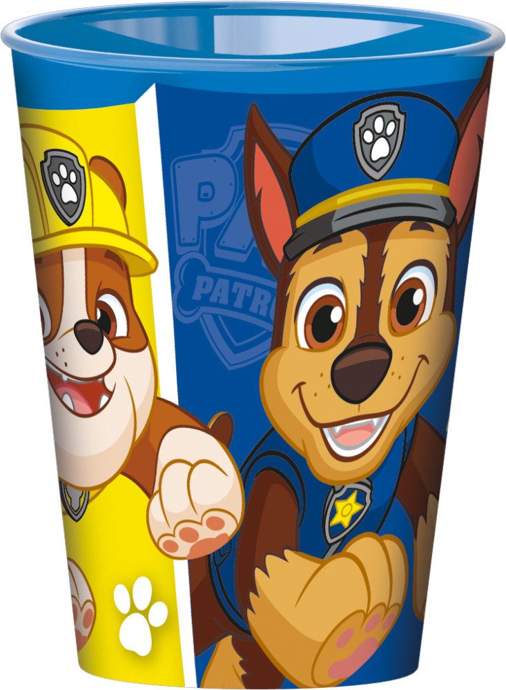 PAW PATROL Trinkflasche Paw Patrol Pup Power Kunststoffbecher, 260 ml, Pup Power Designbecher