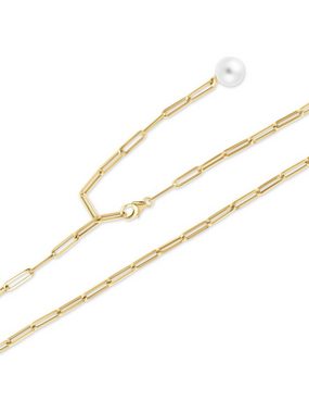 YAMOKO Collier YAMOKO Damen-Kette 585er Gelbgold Süßwasserperle