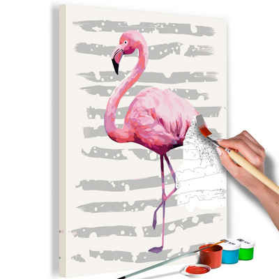 Artgeist Malen nach Zahlen Schöner Flamingo