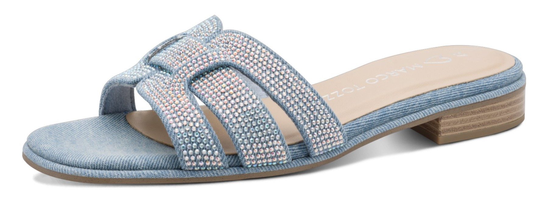 MARCO TOZZI 2-27154-46 867 LT. Blue Jeans Sandale