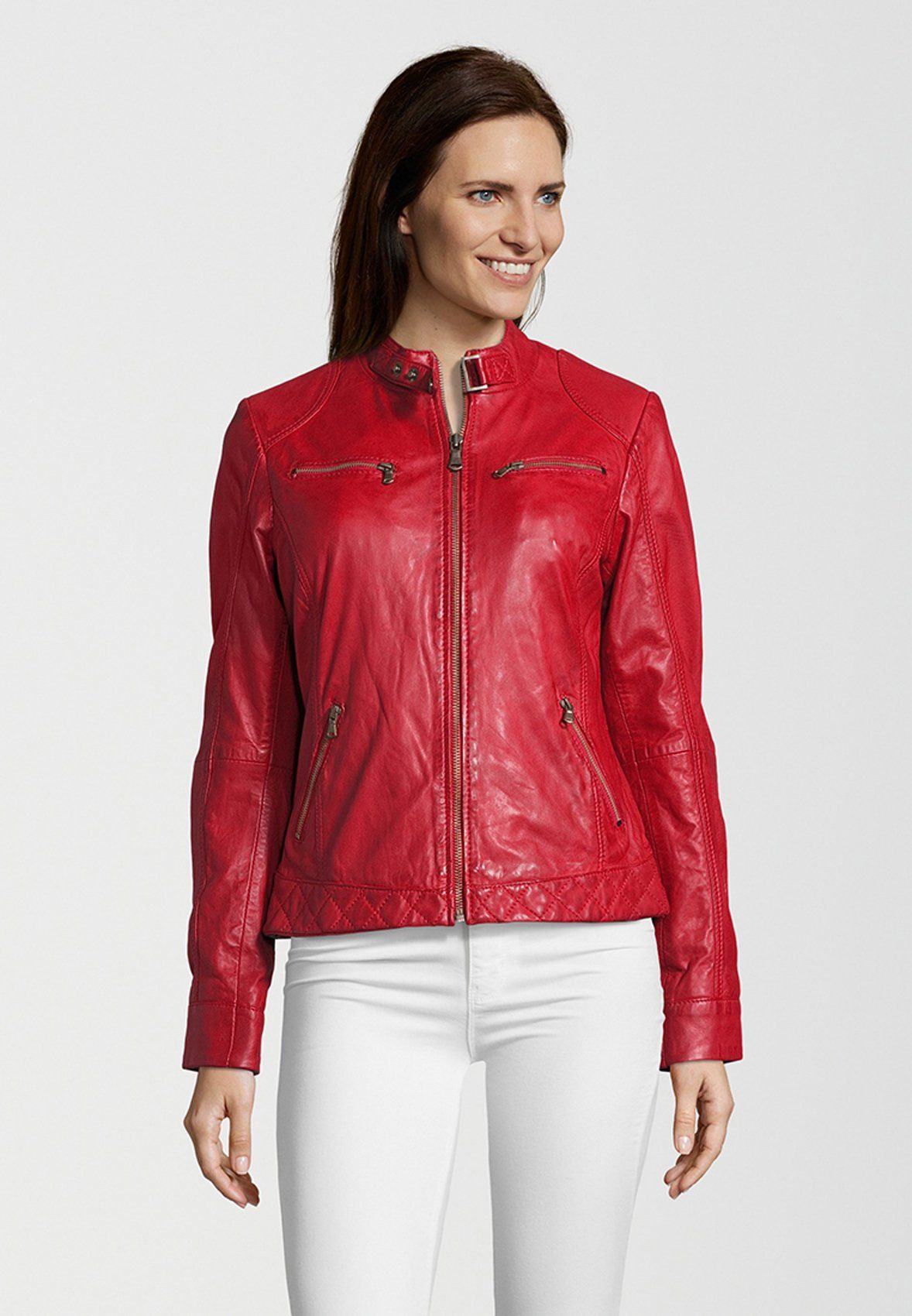 SAIMINA Lederjacke RED H.I.S .