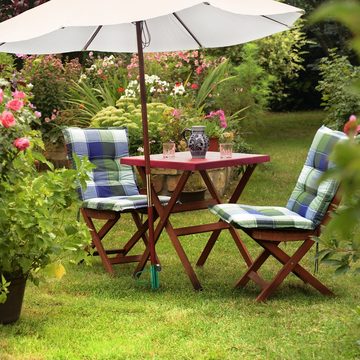 relaxdays Schirmhalter Grüner Rasendorn für Sonnenschirm