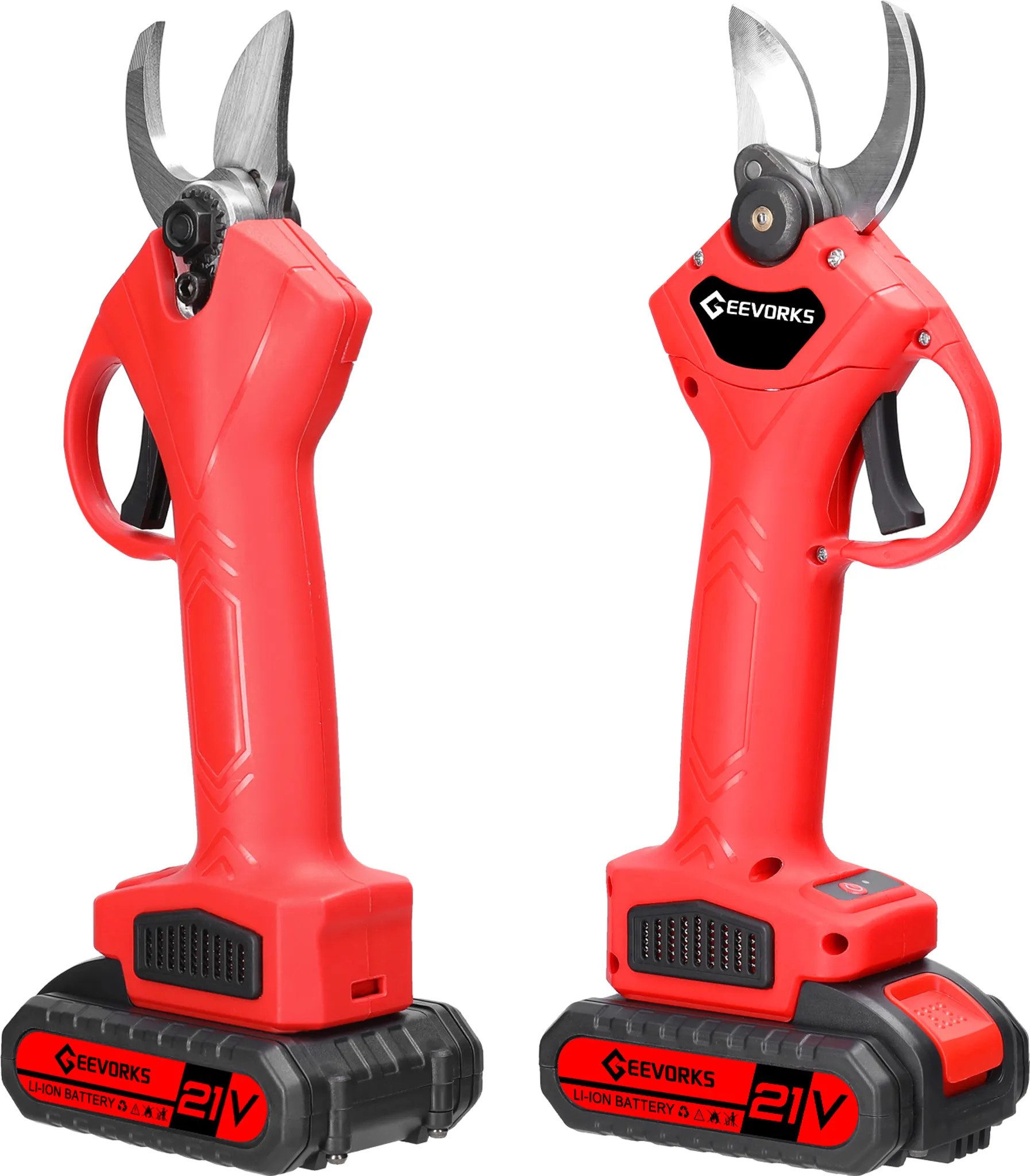 Athlix Akku-Kettensäge Elektrische Akku Kettensäge & Astschere 2er Set, Kabellose Säge, 5 m/s, 6 Zoll, 2 Akkus, Kabelloses Design