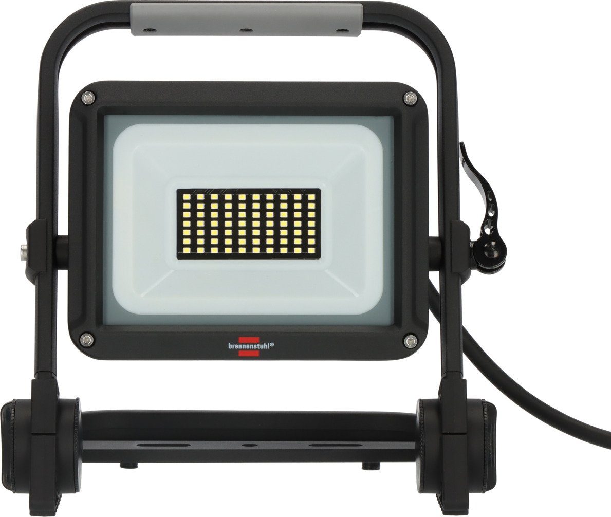 fest LED integriert, Baustrahler Brennenstuhl LED M, mit JARO Schnellspannverschluss 4060