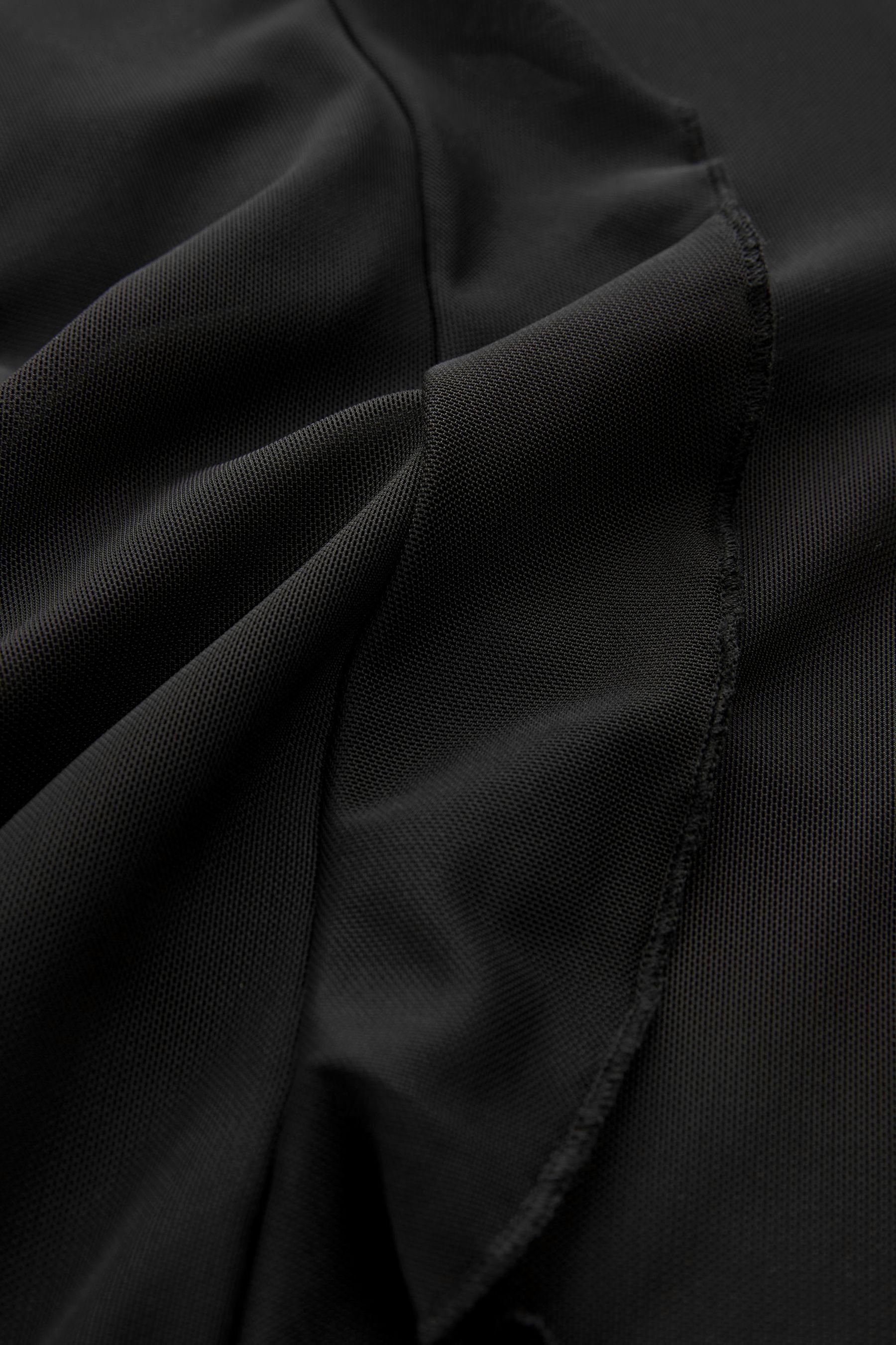 Minikleid (1-tlg) mit Rüschen Next Langarm-Minikleid Black