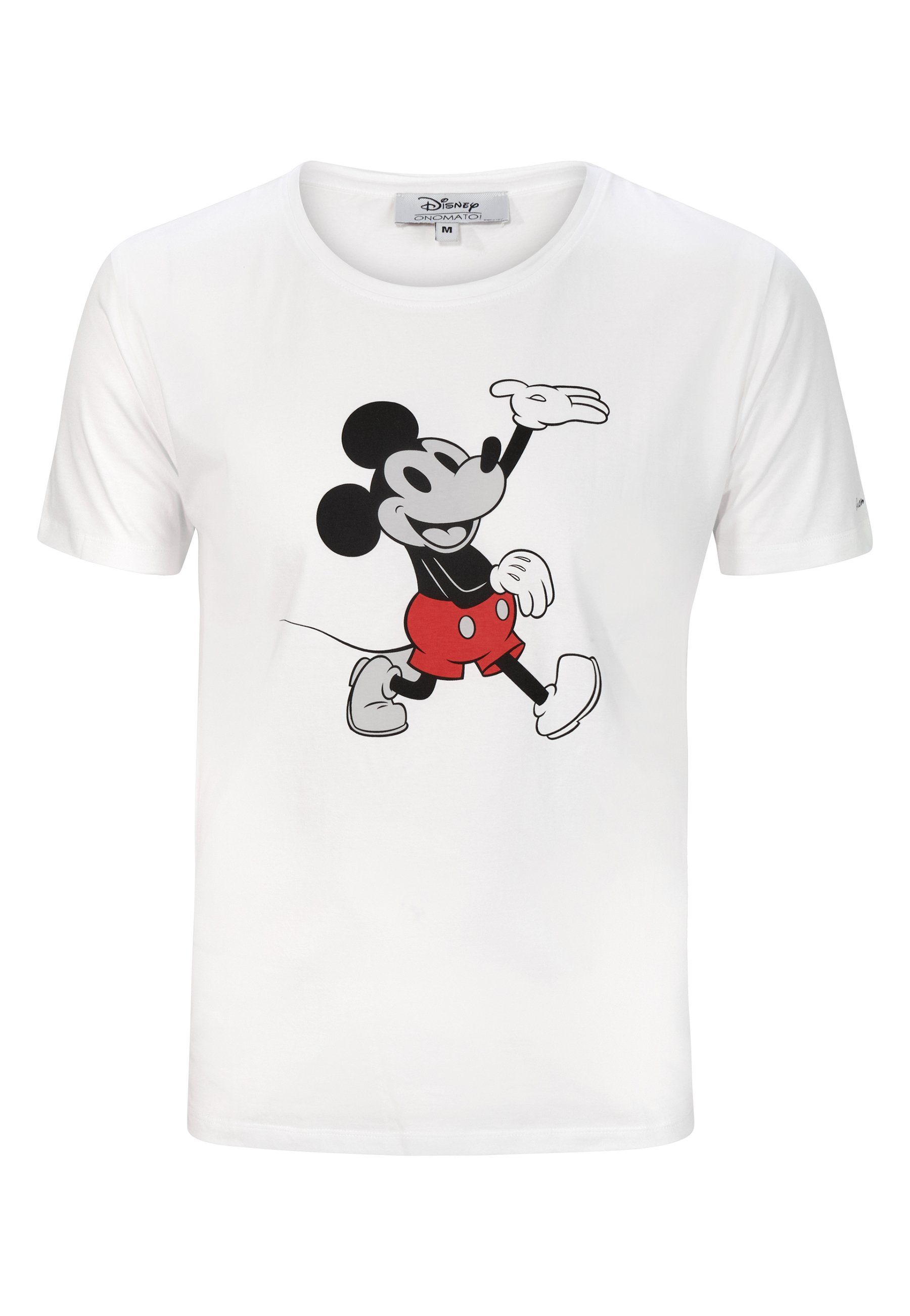 ONOMATO! T-Shirt Mickey Mouse Herren T-Shirt Kurzarm-Shirt