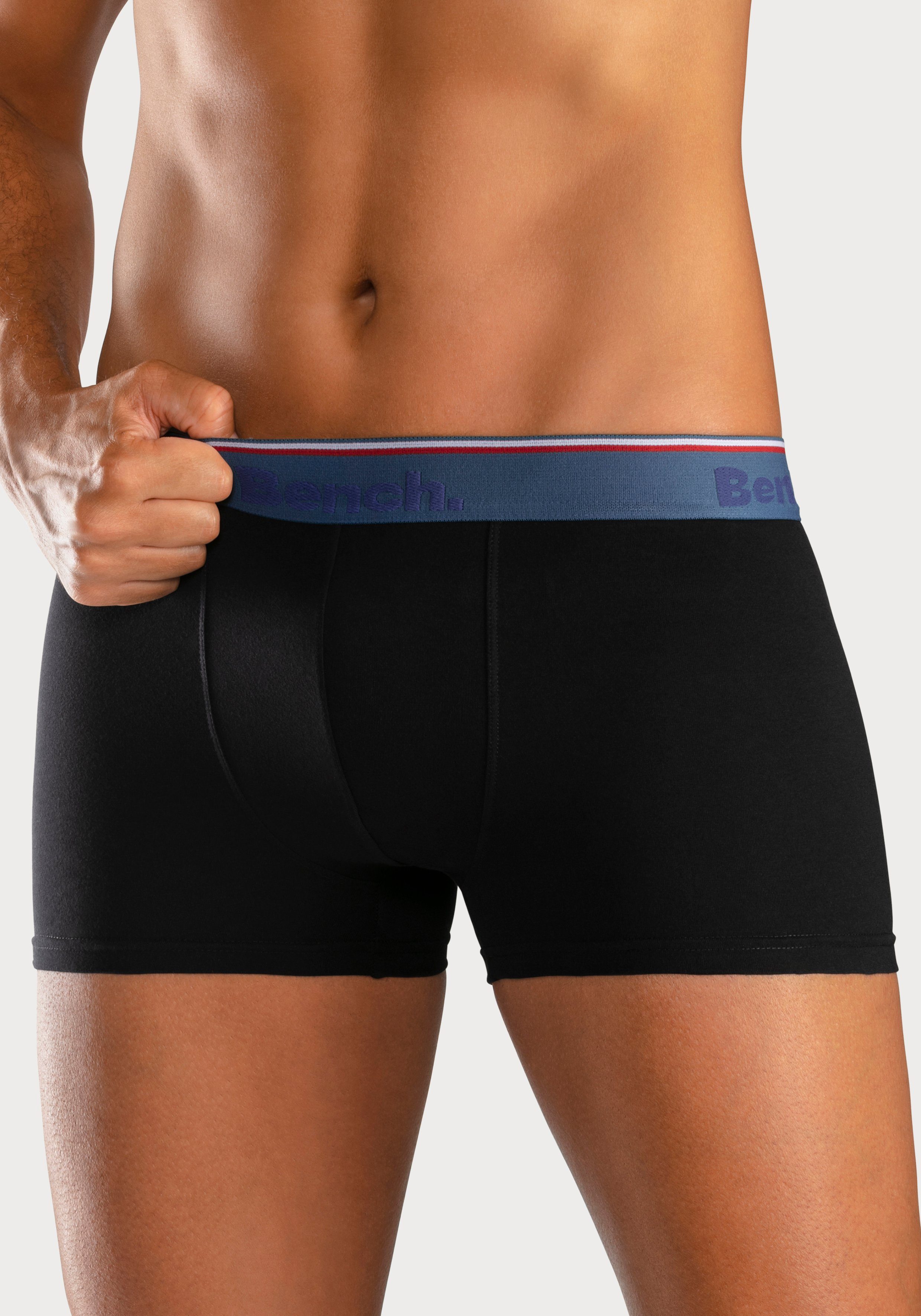 Bench. Boxer Boxershorts für Herren (Packung, 4-St) Unterhosen aus Baumwoll-Mix