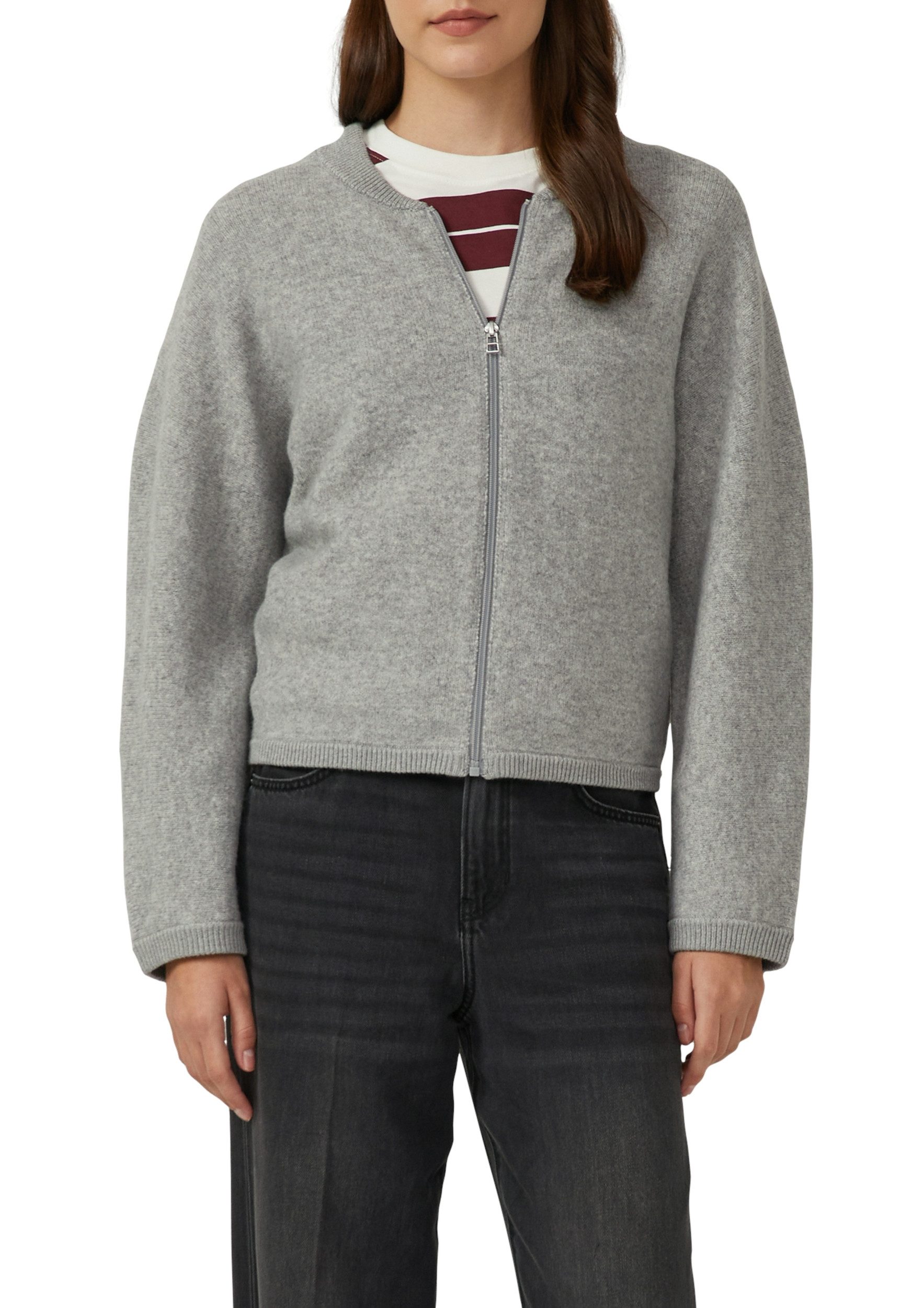 s.Oliver Strickjacke Strickjacke GREY/BLACK günstig online kaufen