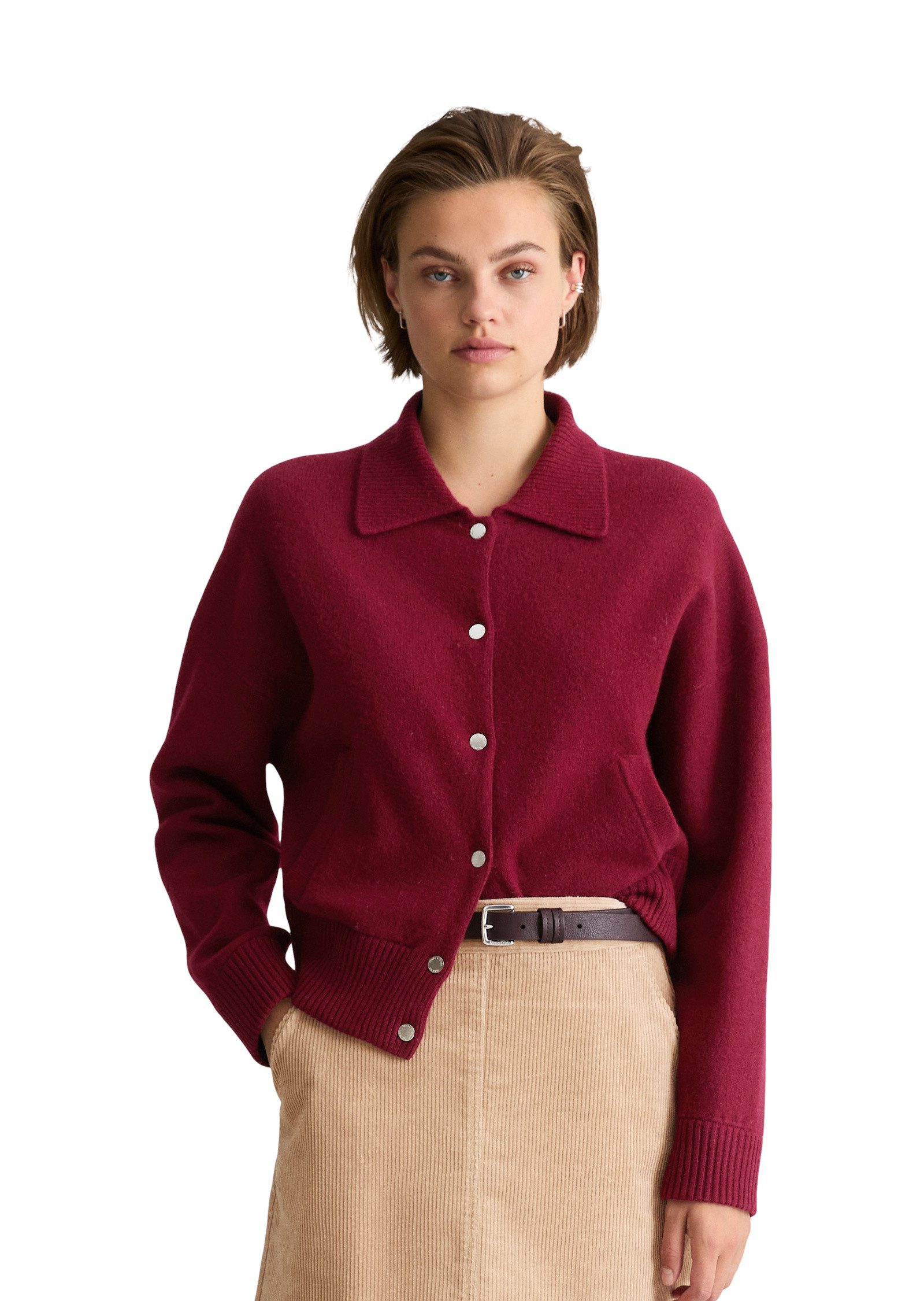 Marc O'Polo DENIM Cardigan aus softer Schurwolle