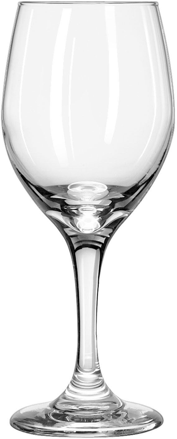 LIBBEY Стекло-Set Goblet Glas -PERCEPTION-, 414 ml, Ø 8,5 cm, H: 21 cm, 12er Set, Glas, hochwertig verarbeitet, im modernen Design