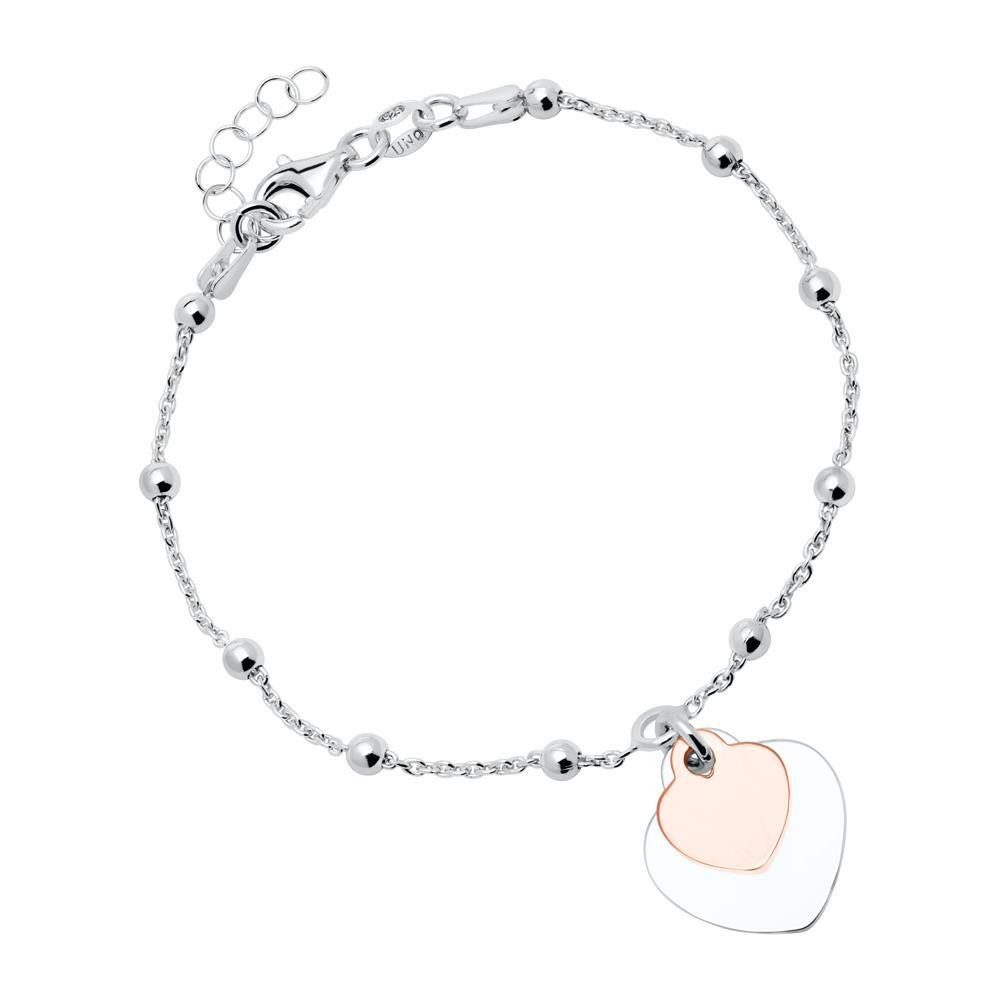 Silberarmband Armband 925er Silber Herzen