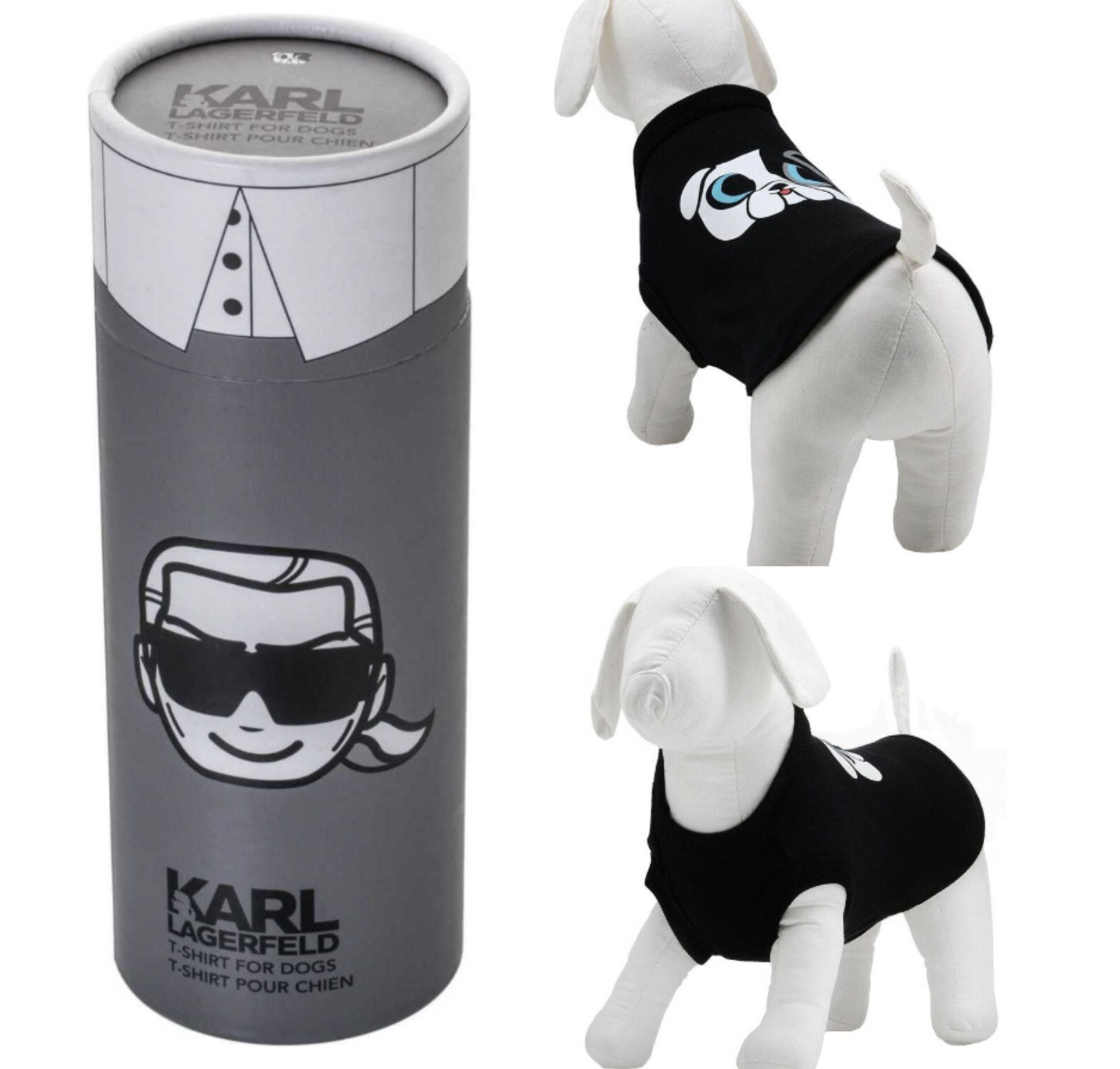 KARL LAGERFELD Hundeshirt Karl Lagerfeld Haustiere Hund T-Shirt Shirt Dog Hundeshirt Hunde SMALL