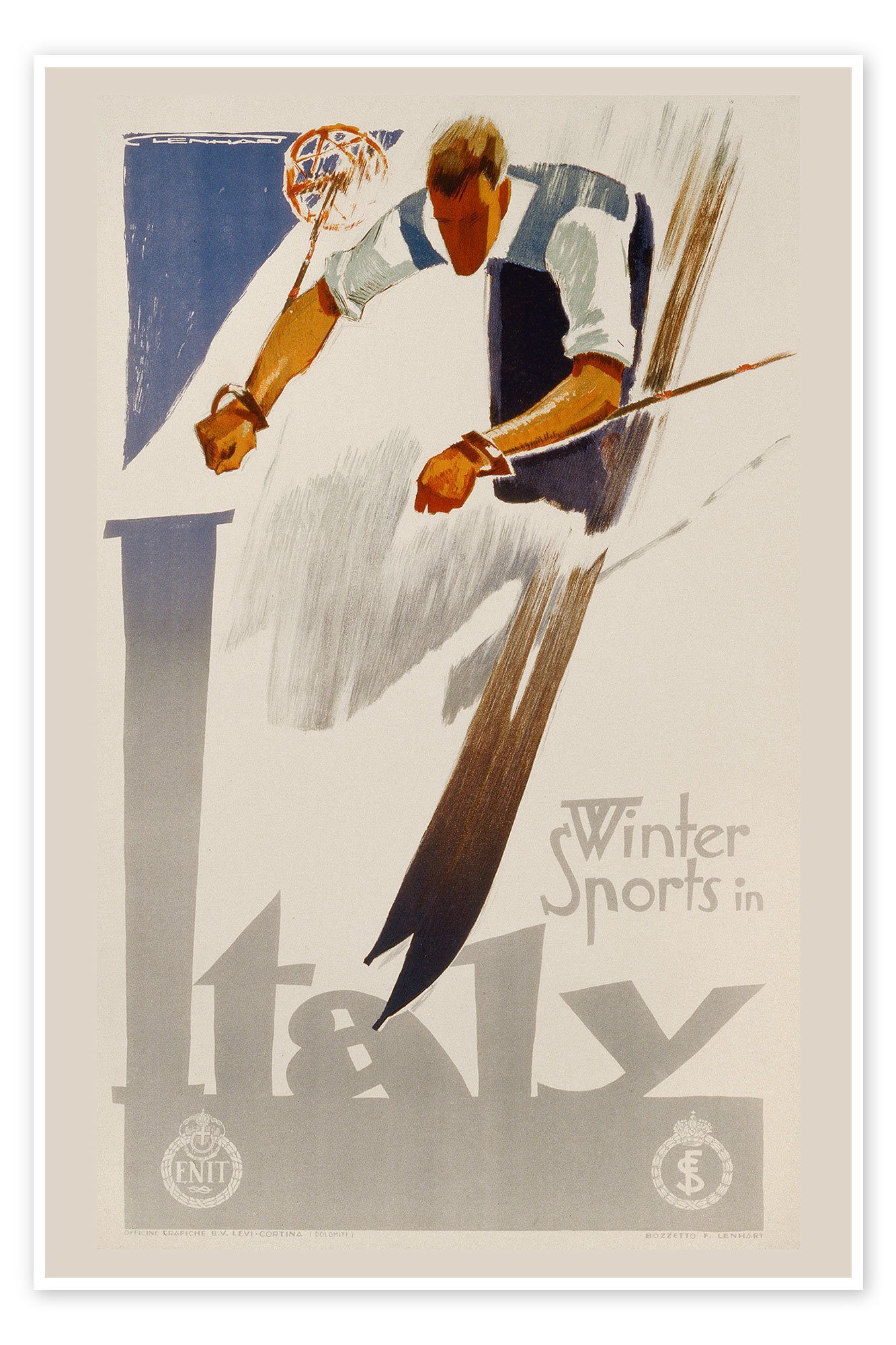 Poster Vintage Ski Collection