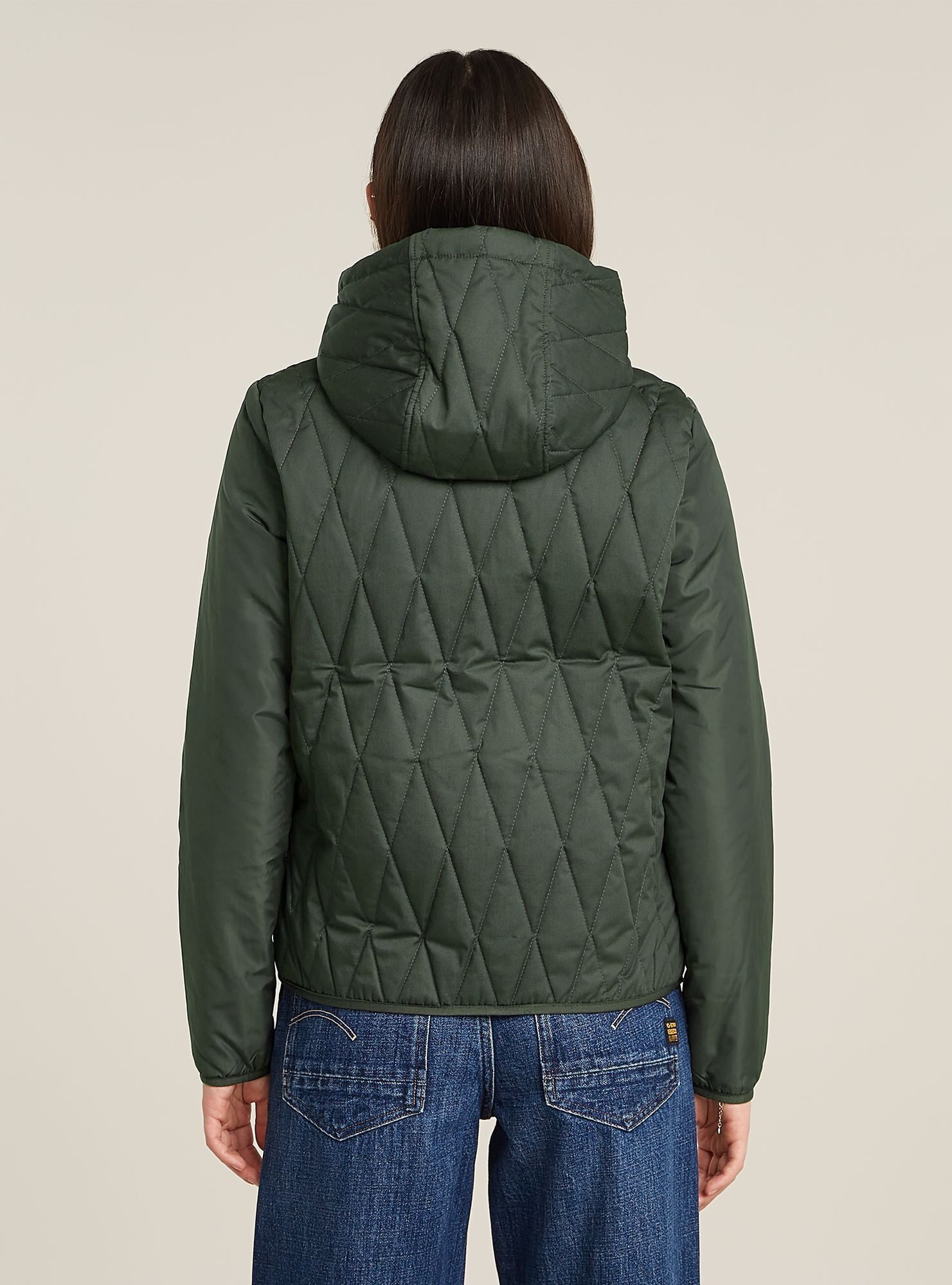 G-STAR Bomberjacke Utility Quilted Hooded Overshirt