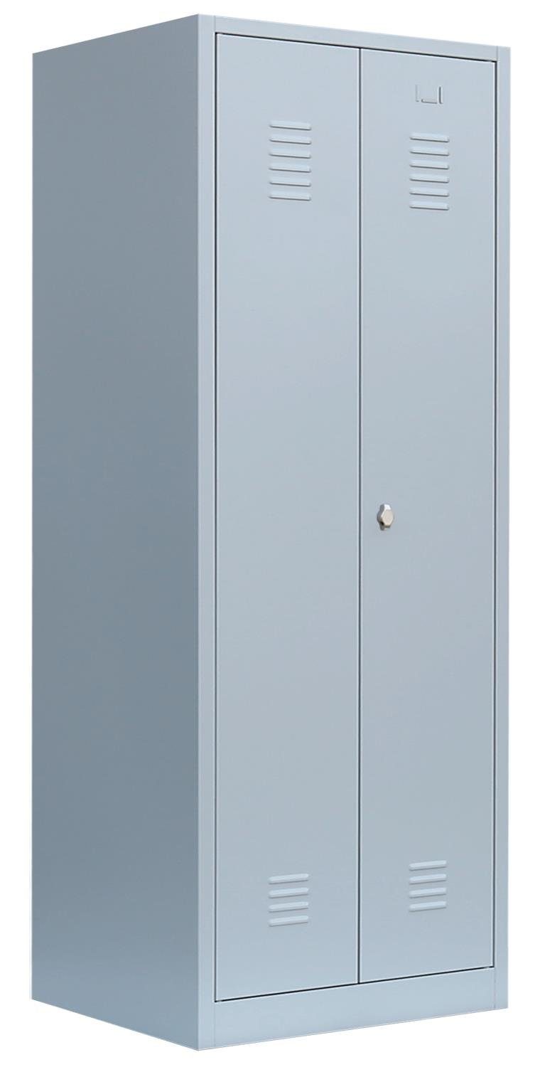 Spind Wäscheschrank Kleiderschrank Stahl Lagerschrank PutzSpind