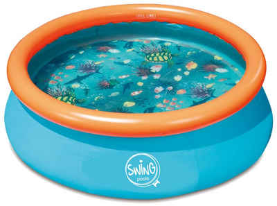 Poolomio Quick-Up Pool 3D SWING Pools - 3,05m x 0,76m (Set)