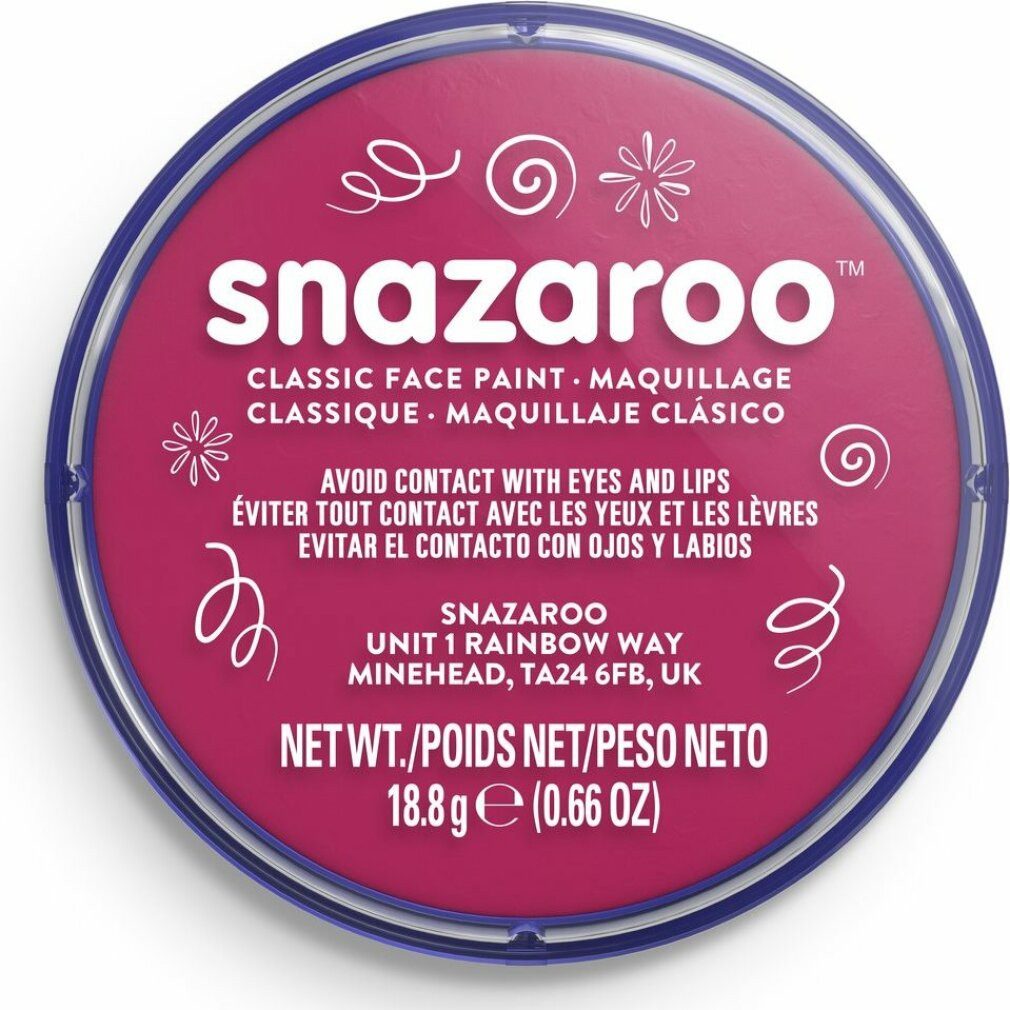 snazaroo Theaterschminke SNAZAROO Gesichtsfarbe Fuchsia Pink 18ml