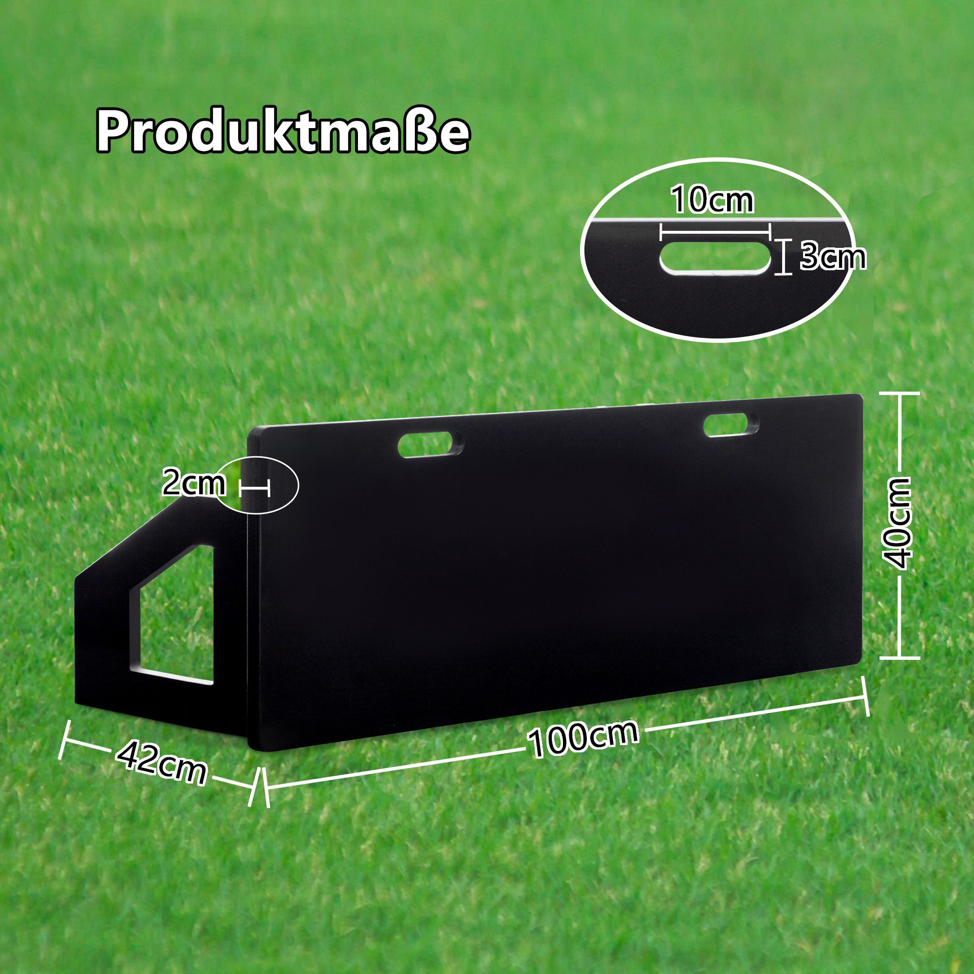 Thanaddo Trainingshilfe Fußball Rebound Board, Tragbares Prellwand Brett
