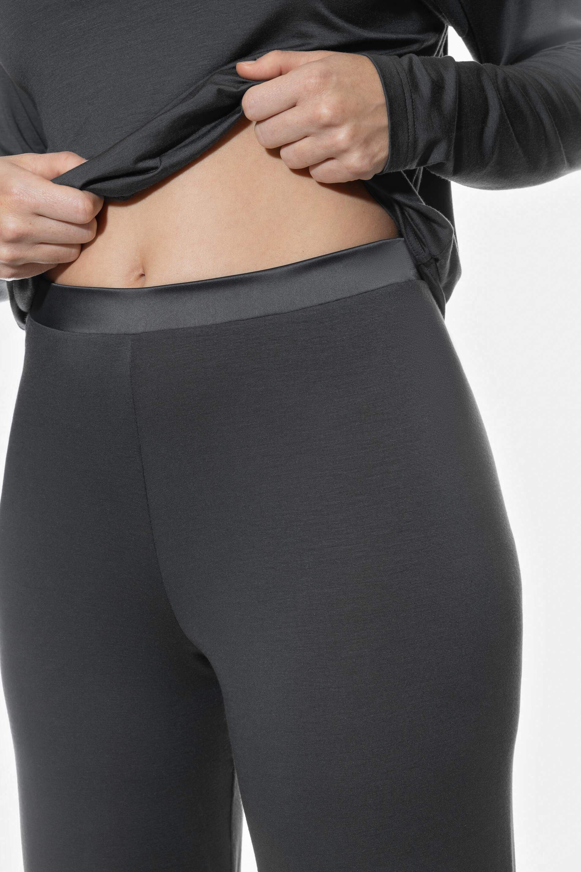 Mey Schlafhose Mey Damen Hose lang Serie Pure Chic Uni Hose (1-tlg)