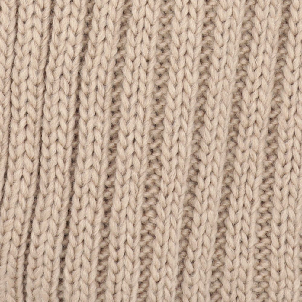 MAXIMO Strickmütze Wollanteil, gefüttert, Bommel
