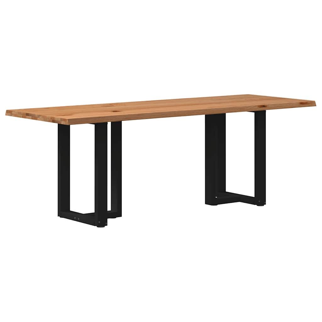 vidaXL Esstisch Esstisch mit Baumkanten 220x80x74 günstig online kaufen